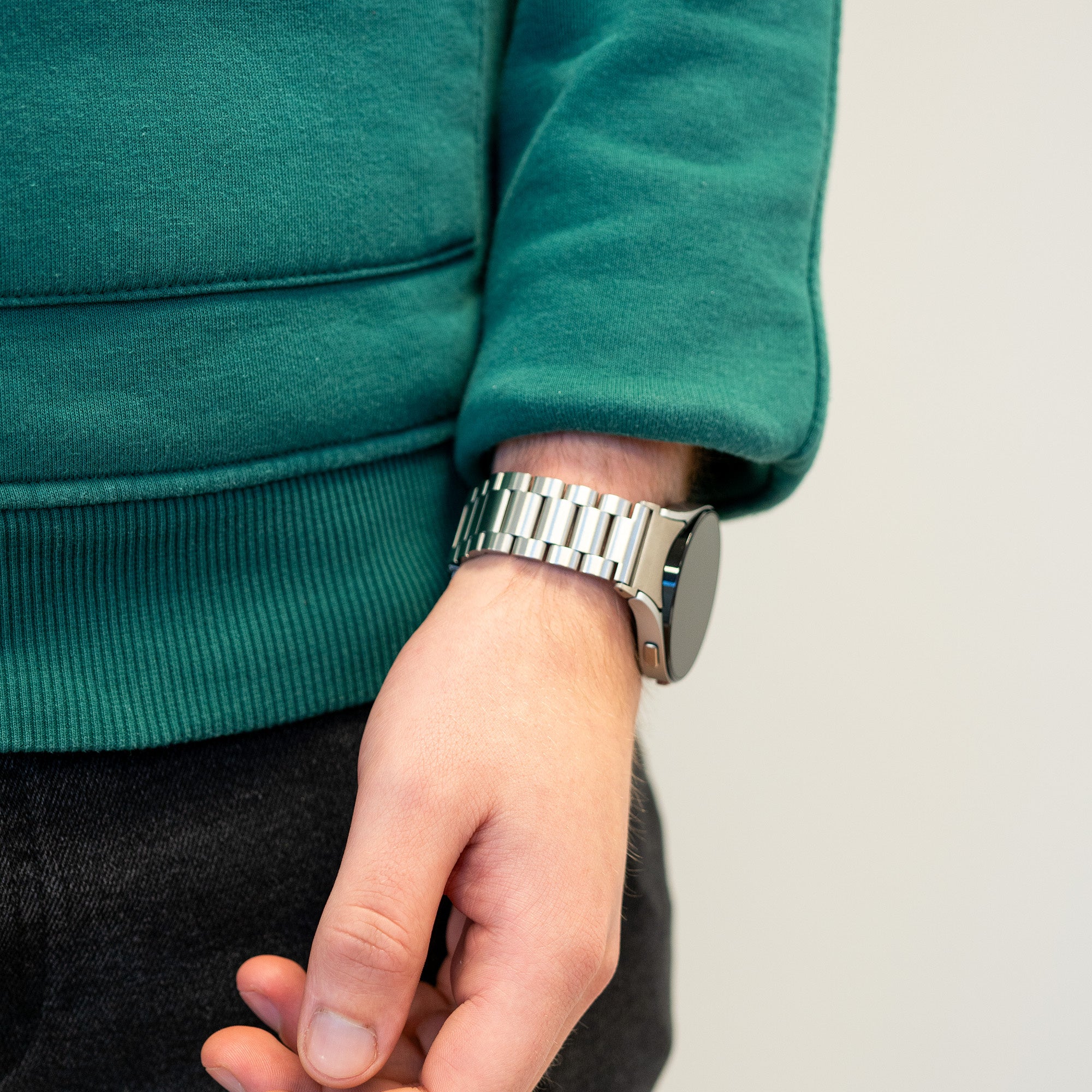 Bandz Correa acero 'Clásico' Samsung Galaxy Watch 6 Classic 47mm (plata)