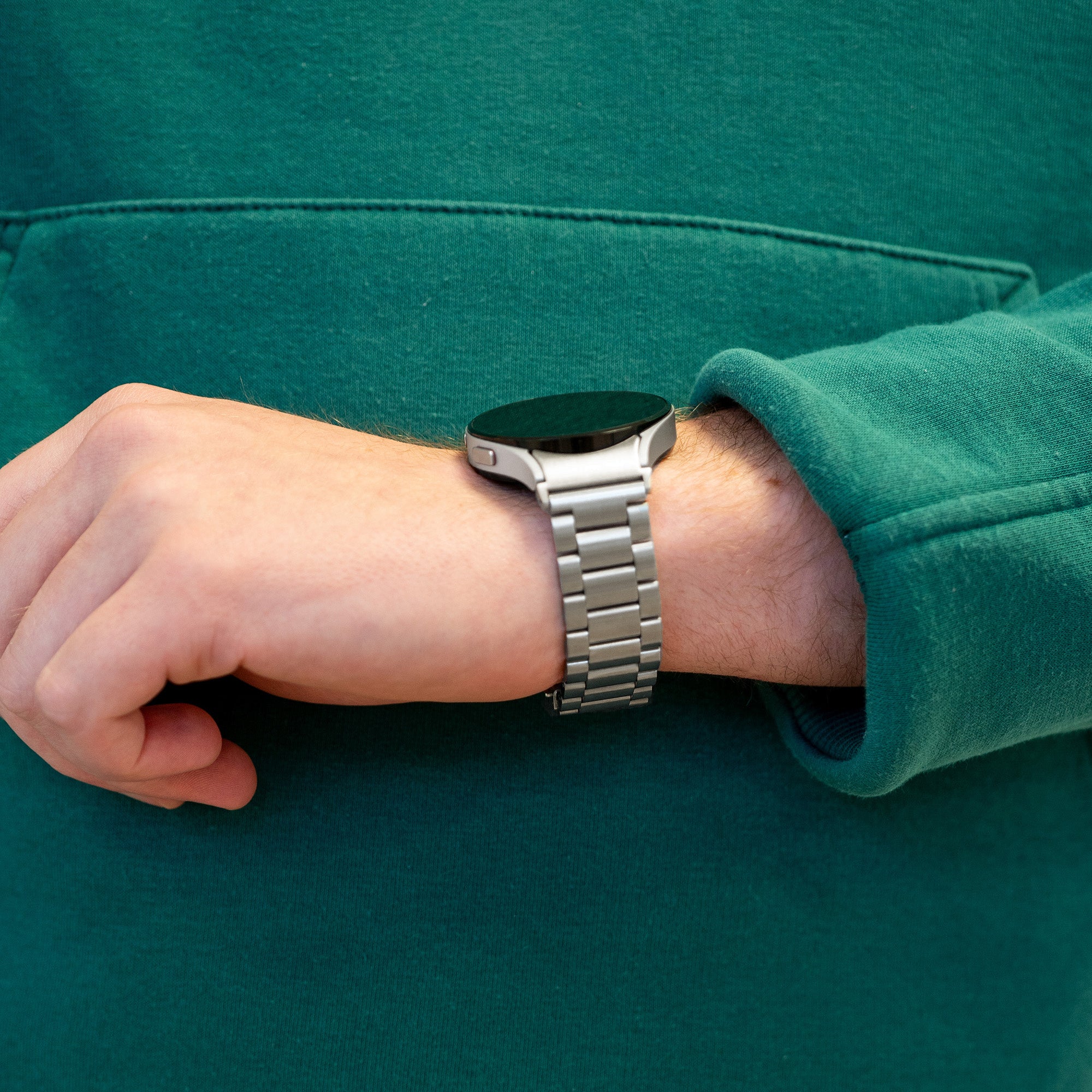 Bandz Samsung Galaxy Watch 6 - 40mm Steel Strap 'Classic' (Silver)