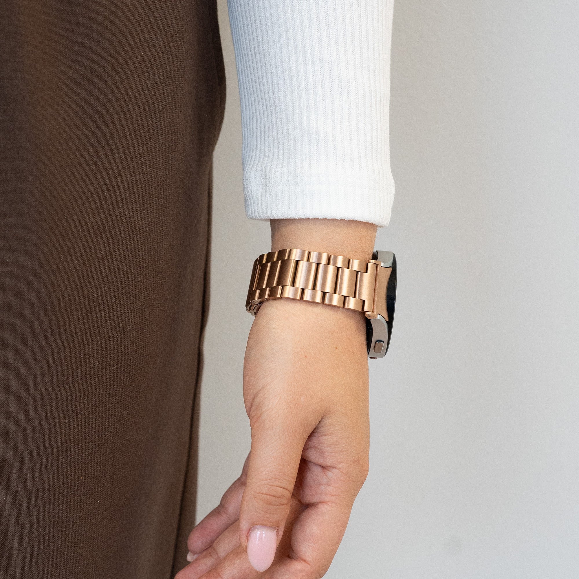 Bandz Correa acero 'Clásico' Samsung Galaxy Watch 4 40mm (oro rosa)