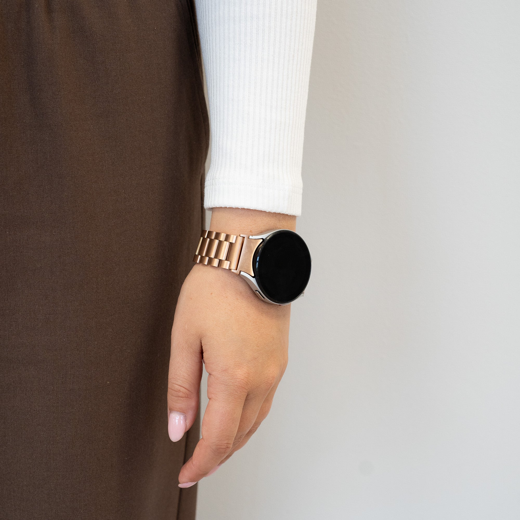 Bandz Correa acero 'Clásico' Samsung Galaxy Watch 4 40mm (oro rosa)