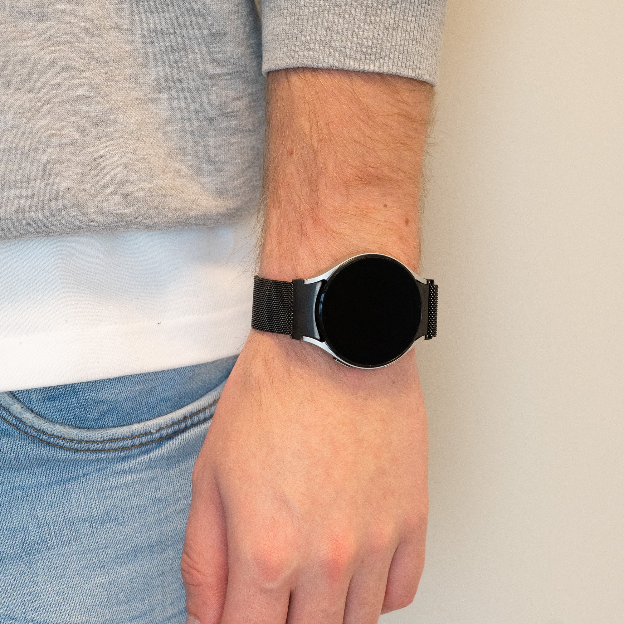 Bandz Correa loop milanesa Samsung Galaxy Watch 4 - 44mm (negro)