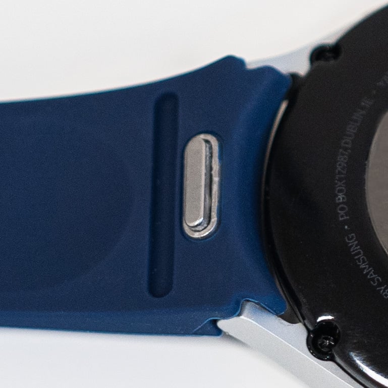 Correa silicona 'One push' Samsung Galaxy Watch 4 40mm (azul oscuro)