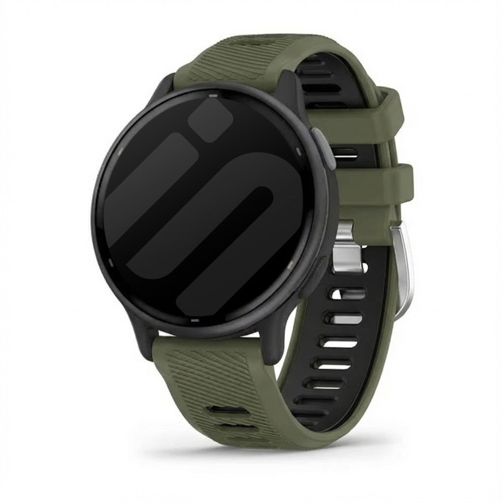 Correa deportiva con hebilla Garmin Vivoactive 5 (verde/negro)