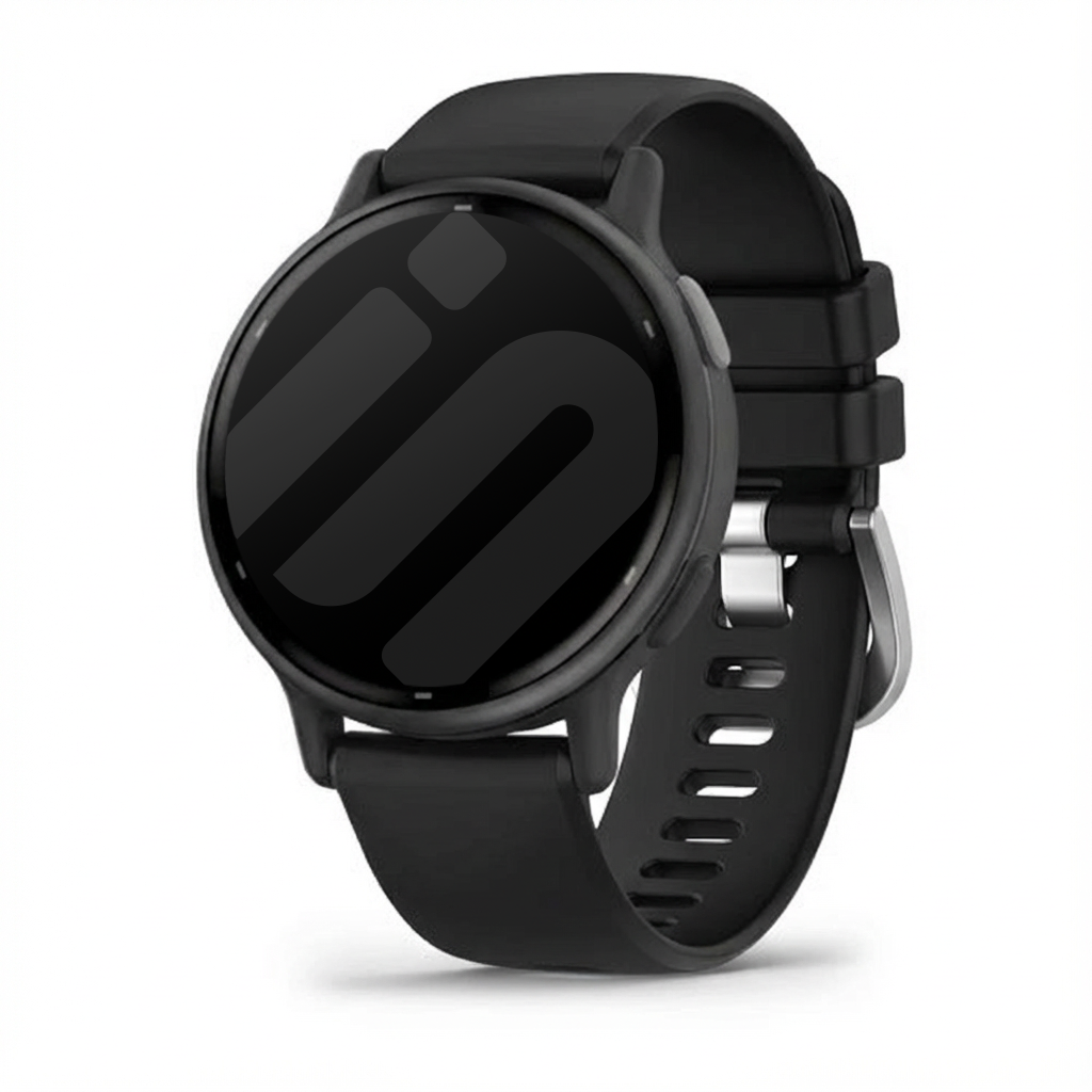 Correa silicona clásica Garmin Vivoactive 5 (negro)