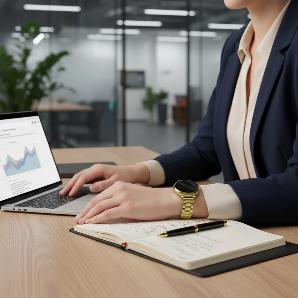 Bandz Correa acero 'Clásico' Garmin Lily 2 (dorado)