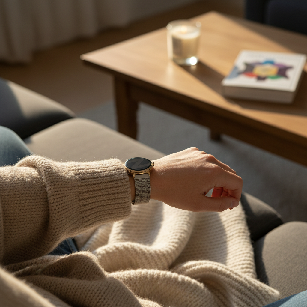 Bandz Garmin Lily 2 Milanese Loop Strap (Silver)