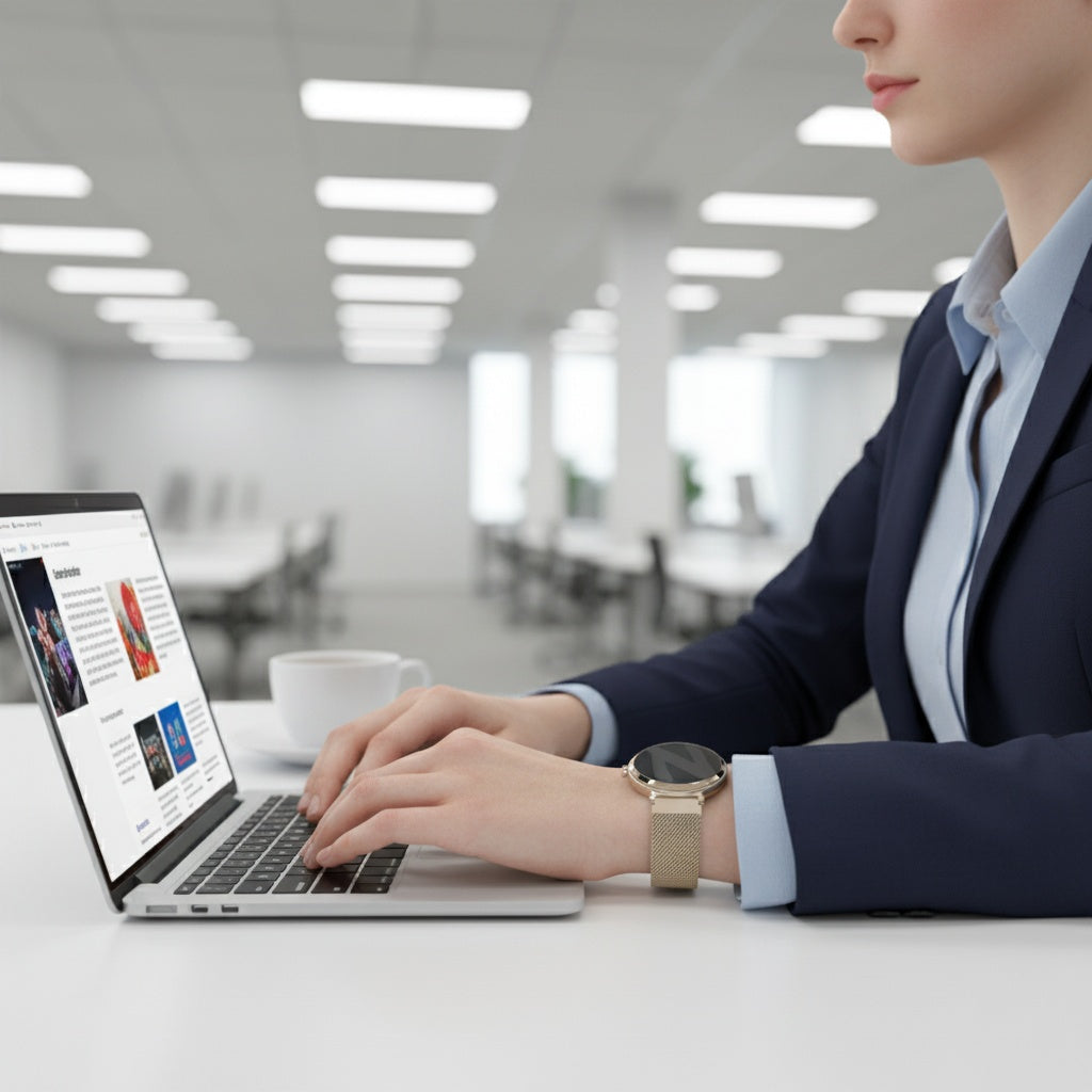 Bandz Correa milanesa loop Garmin Lily 2 (champán)