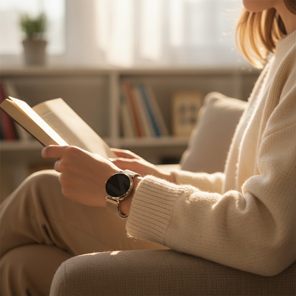 Bandz Correa milanesa loop Garmin Lily 2 (champán)