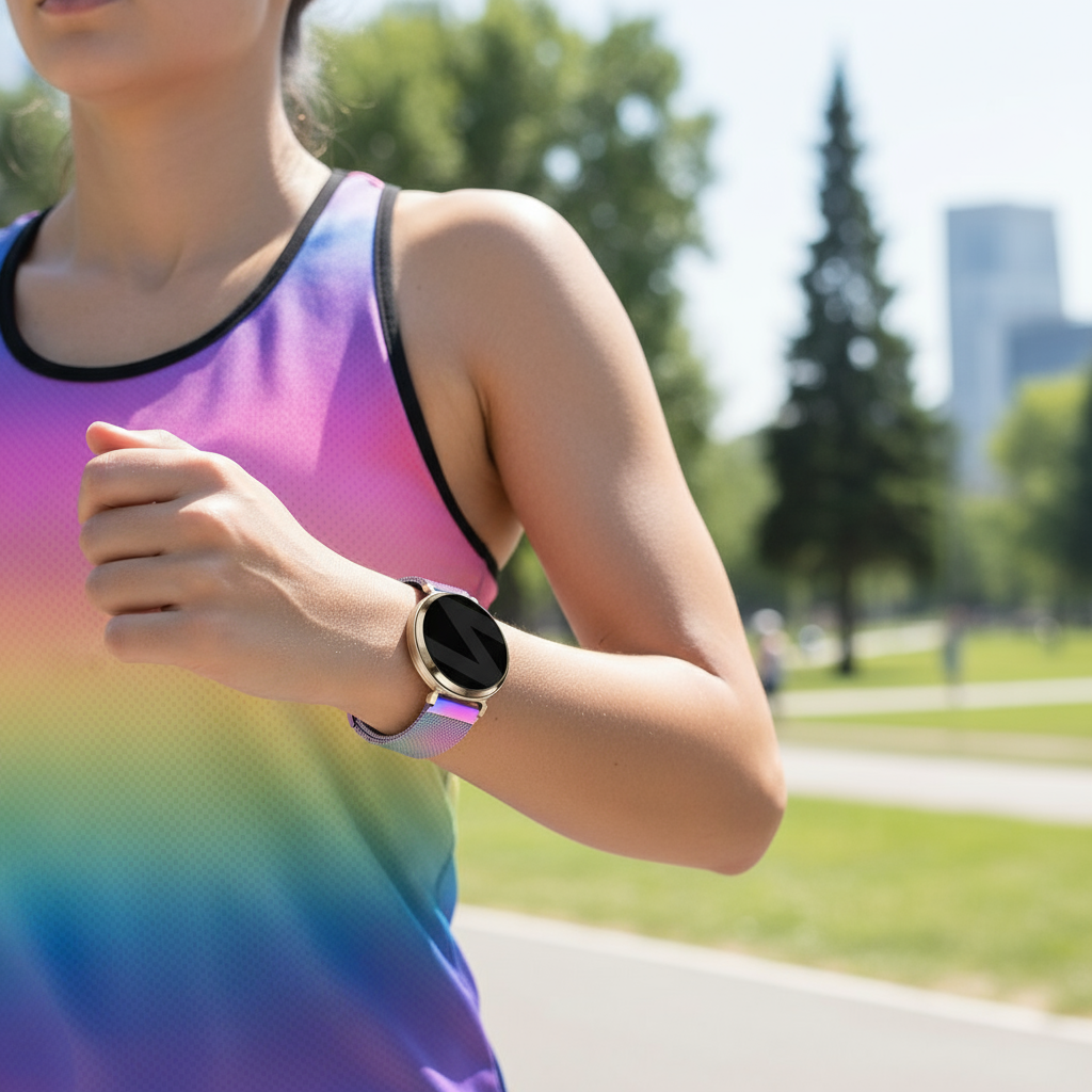 Bandz Correa milanesa loop Garmin Lily 2 (perla)