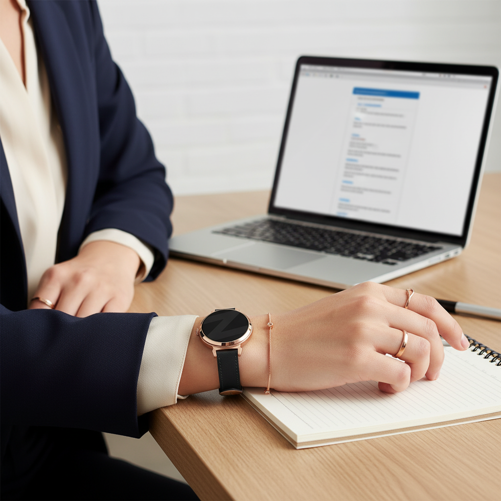 Correa reloj cuero 14mm - universal (negro)