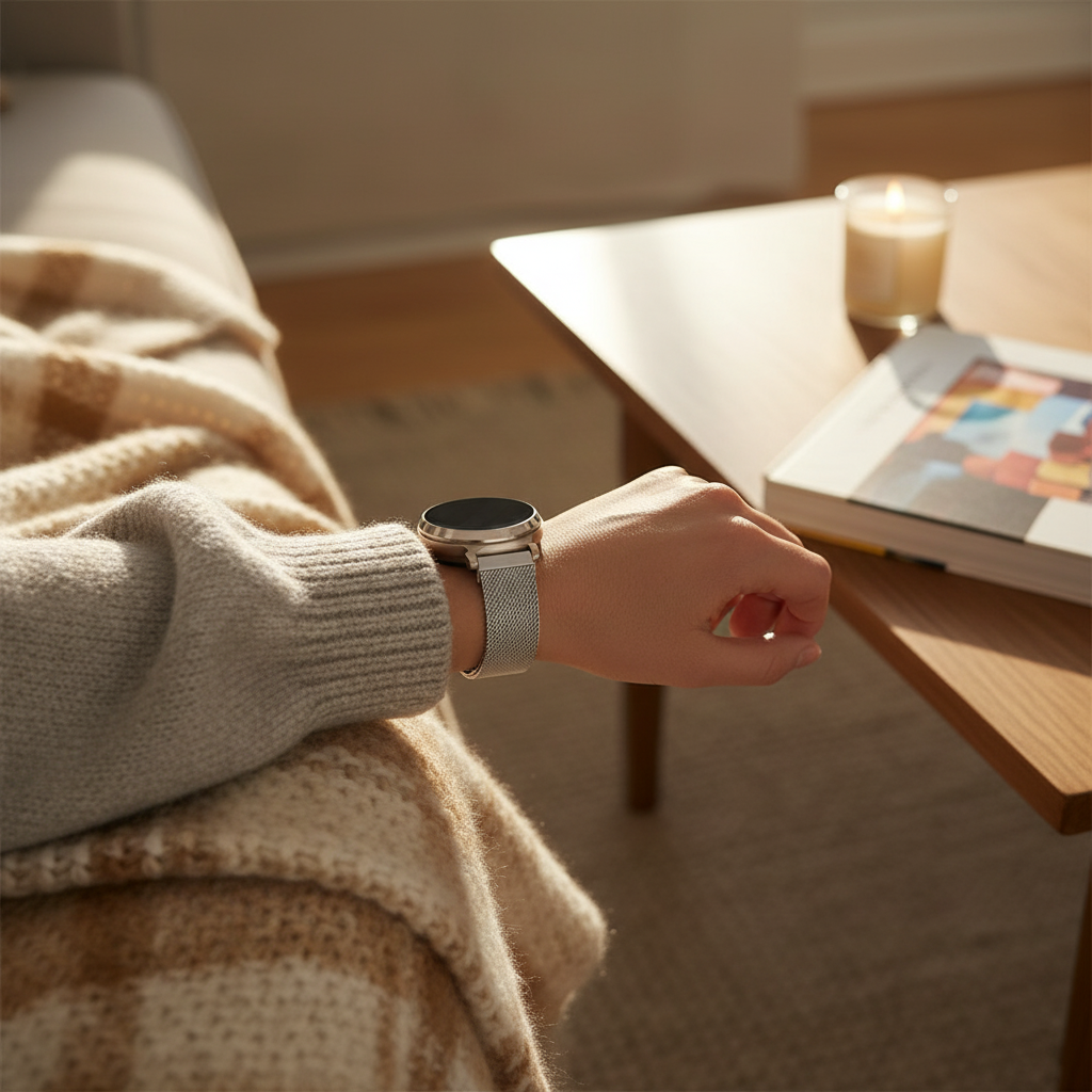 Correa Milanesa Garmin Lily 2 (blanco estrella)