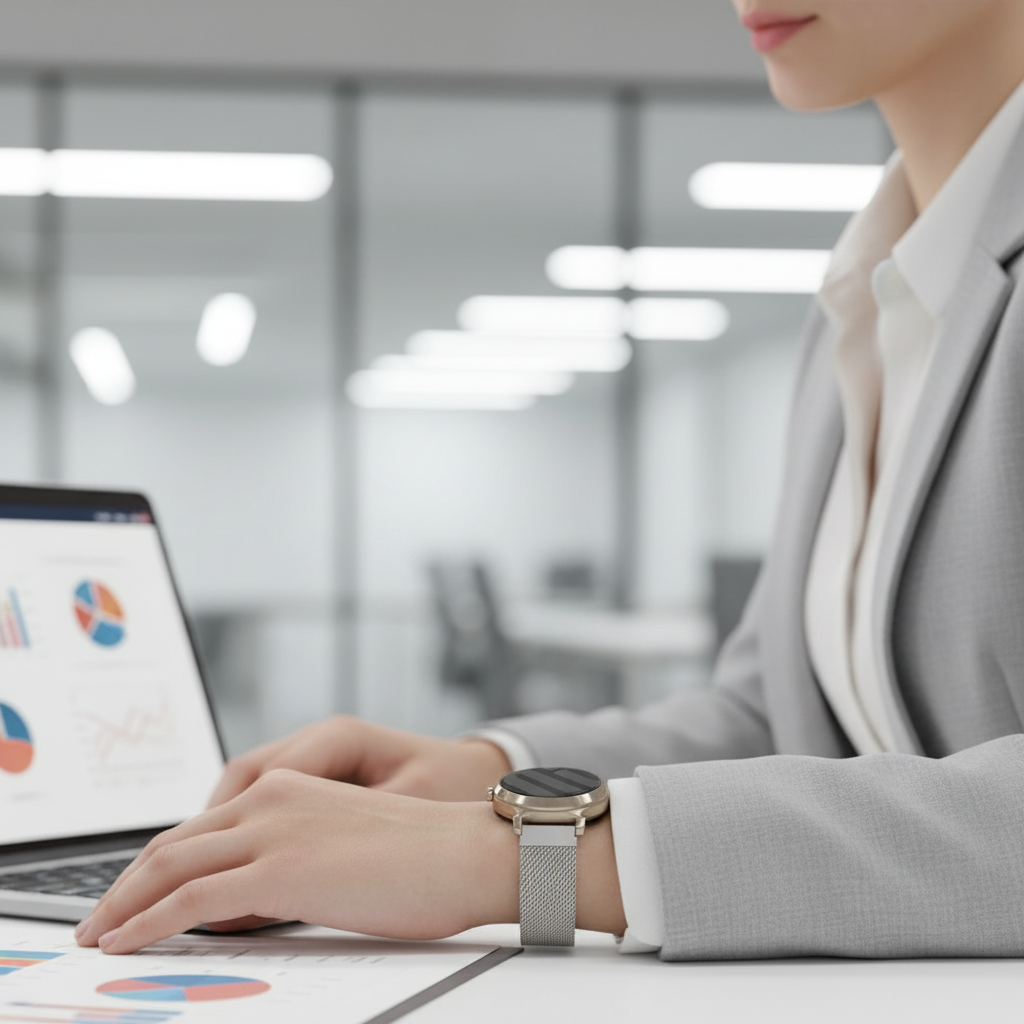 Correa Milanesa Garmin Lily 2 (blanco estrella)