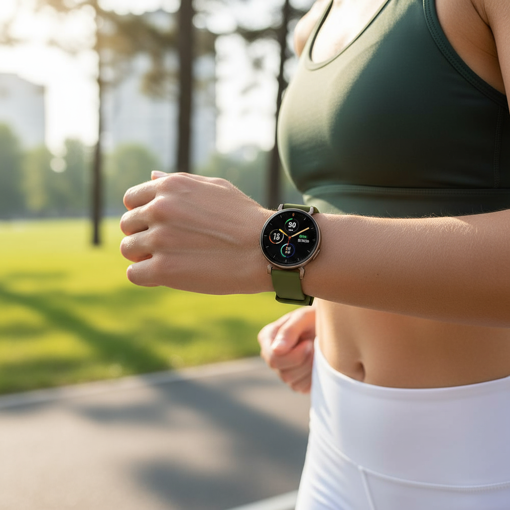 Correa silicona de lujo Garmin Lily 2 (verde)