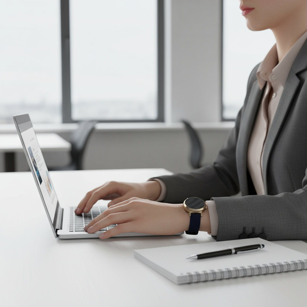 Correa silicona de lujo Garmin Lily 2 (azul oscuro)