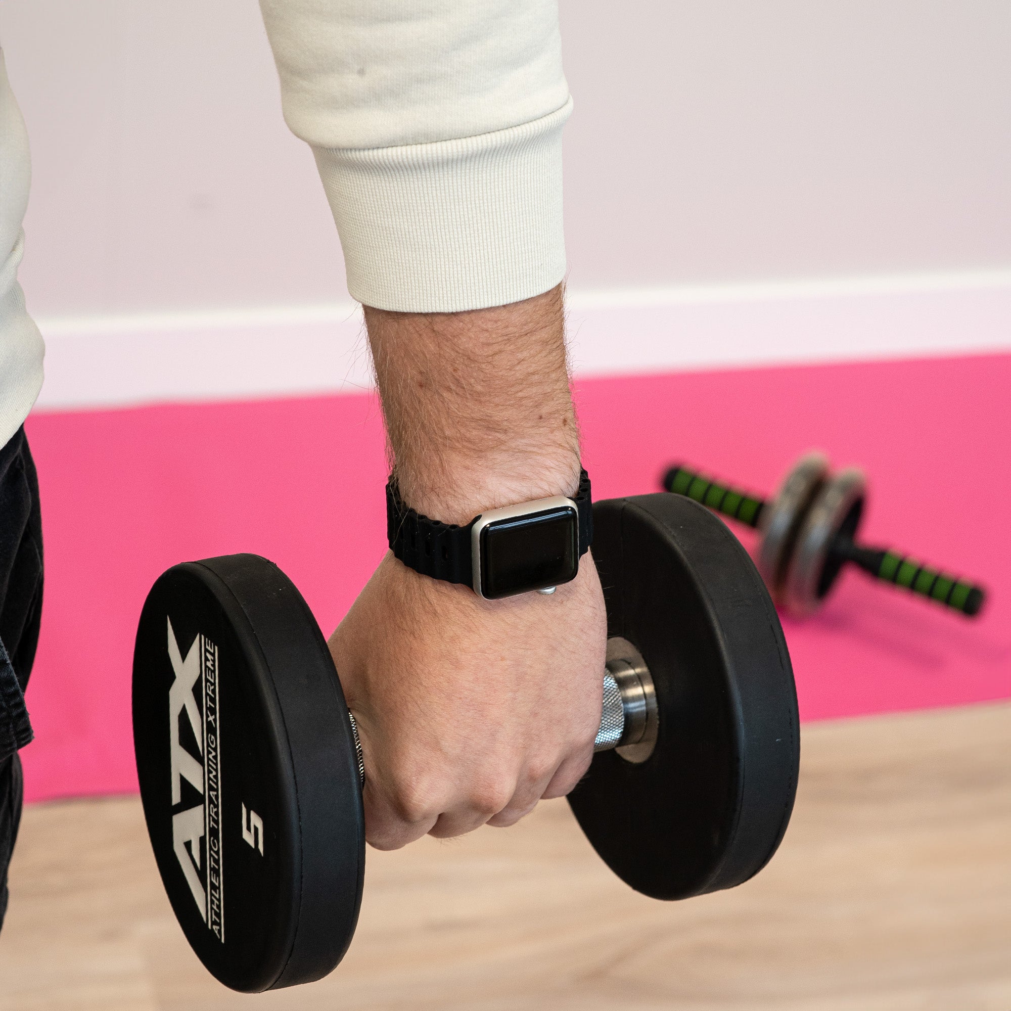 Correa Ocean para Apple Watch con cierre a presión (negro)