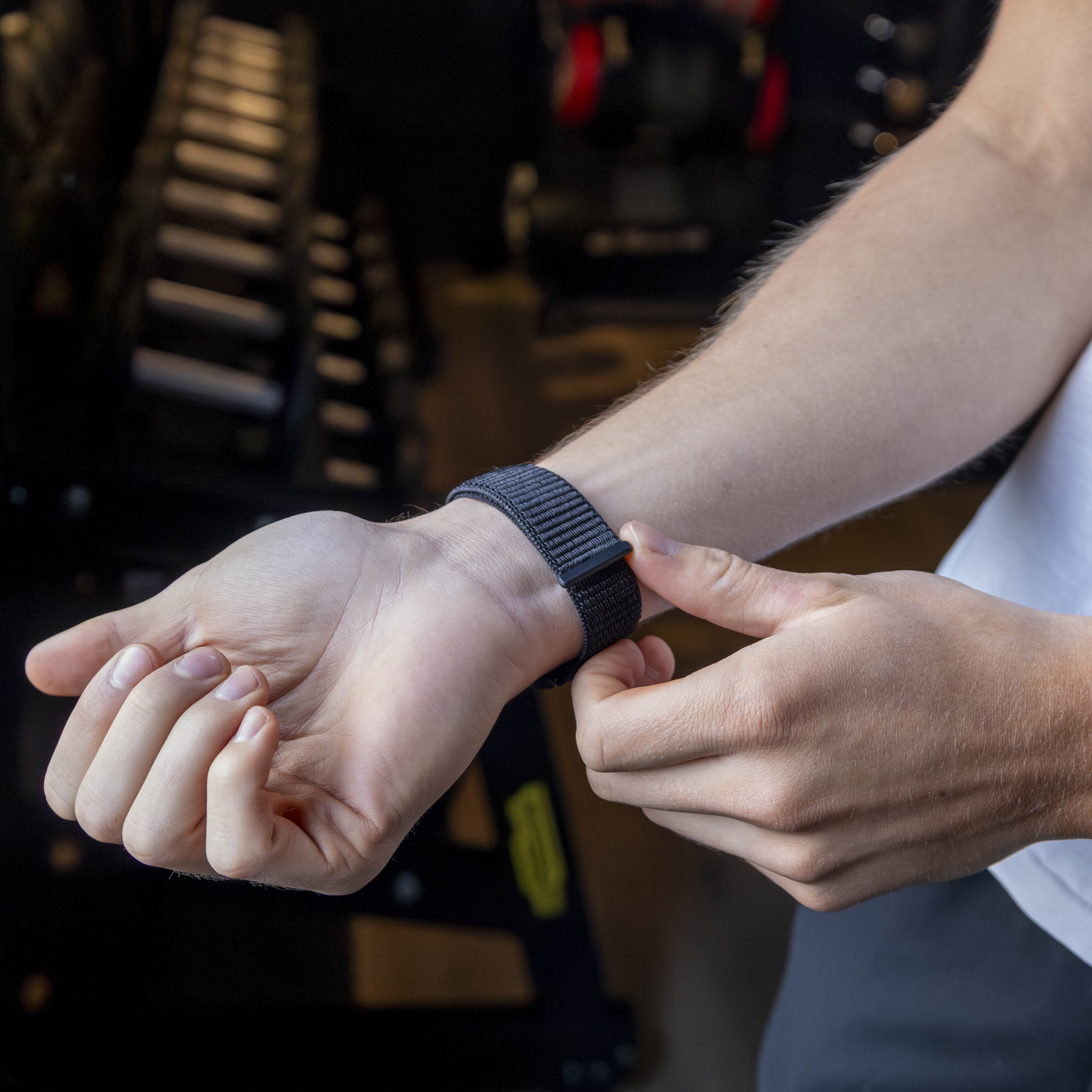 Bandz Samsung Galaxy Watch Ultra Nylon Loop Strap (Black)