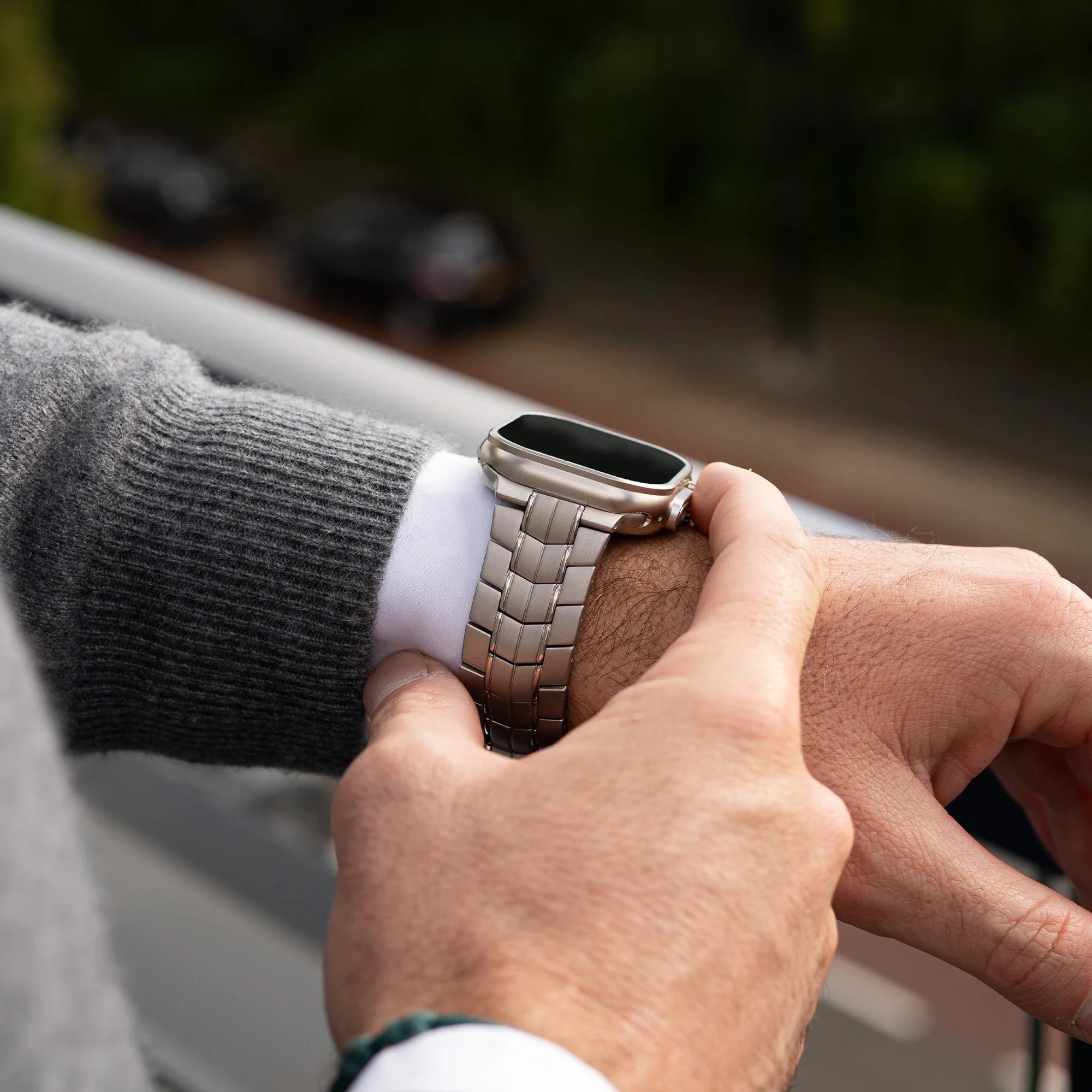 Bandz Correa titanio 'Supreme' Apple Watch (titanium)