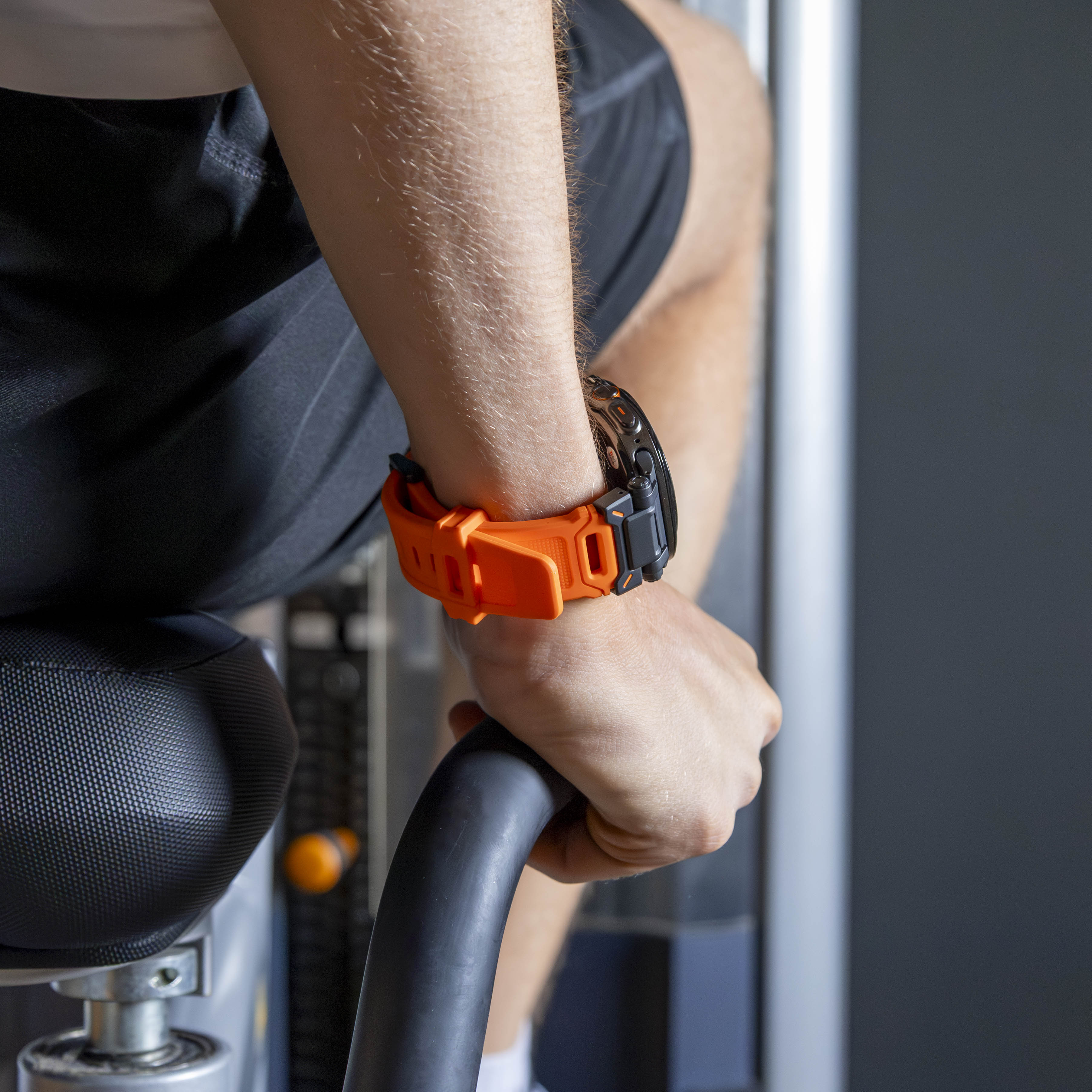 Samsung Galaxy Watch Ultra 'Explorer' TPU Strap (Orange with Black)