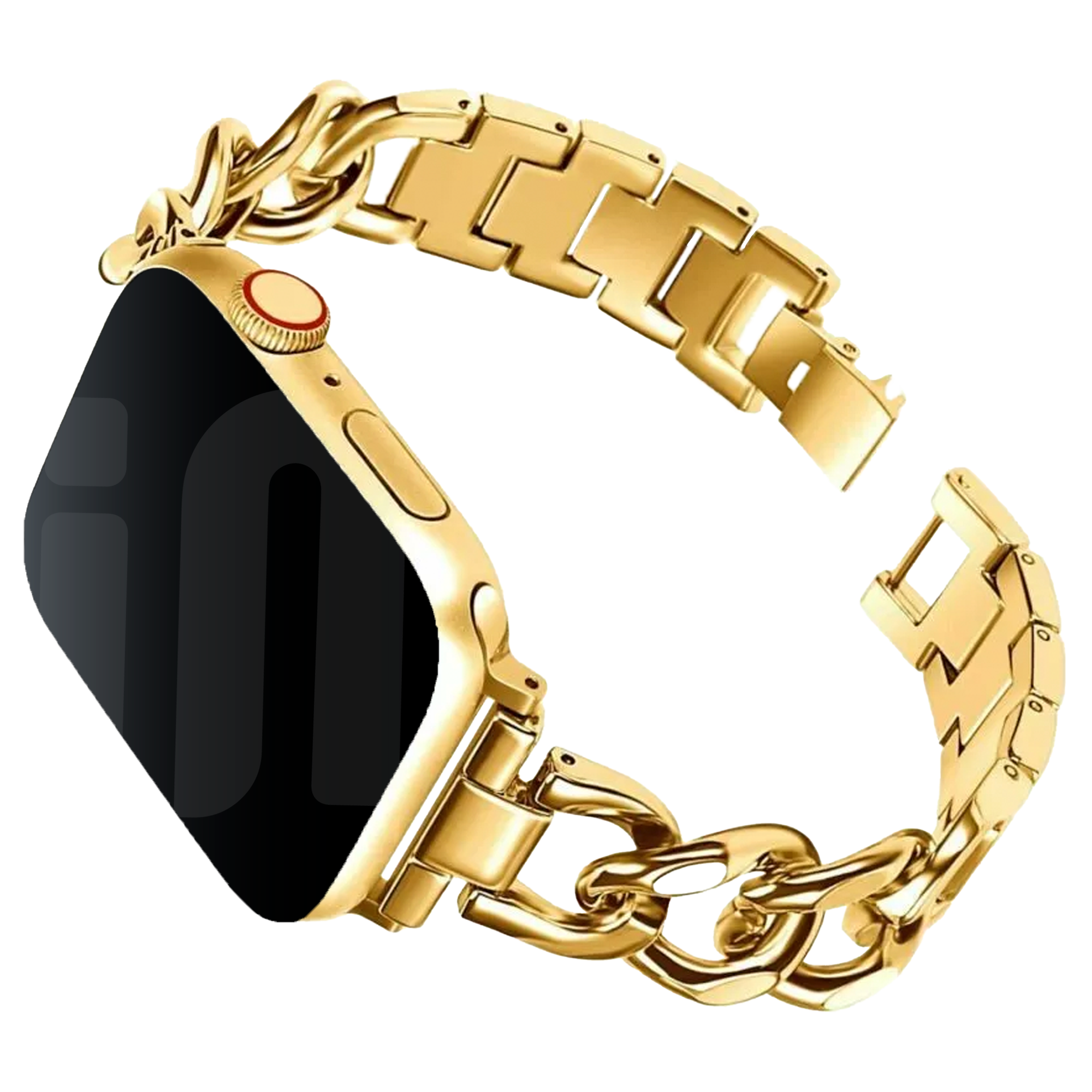 Apple Watch Correa de la cadena de acero (oro)