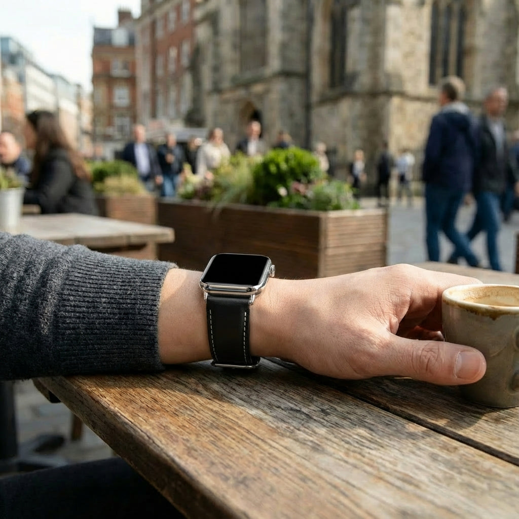 Redmi Watch 6 Leather Strap (Black)