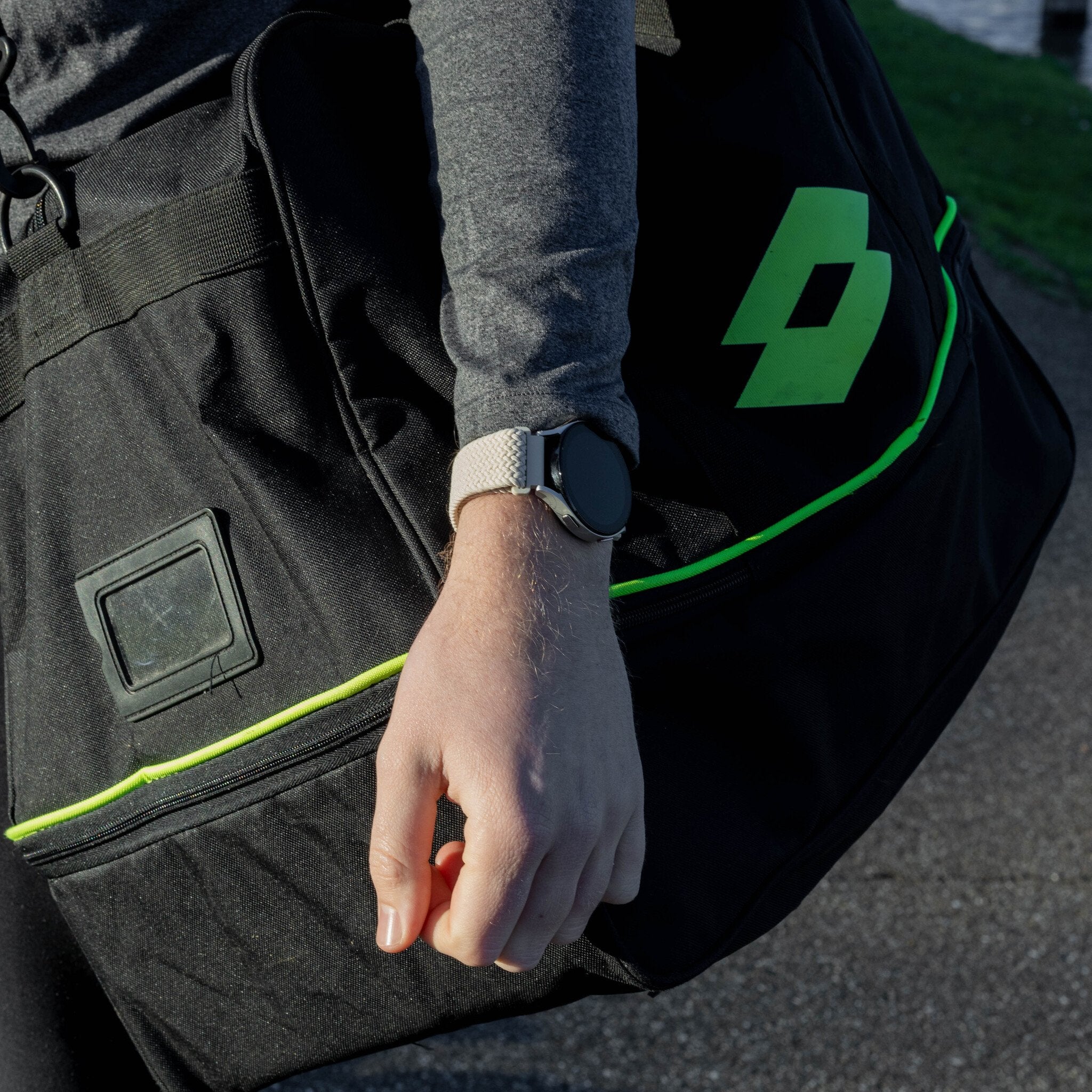 Correa trenzada con hebilla Garmin Forerunner 255s (blanco estrella)