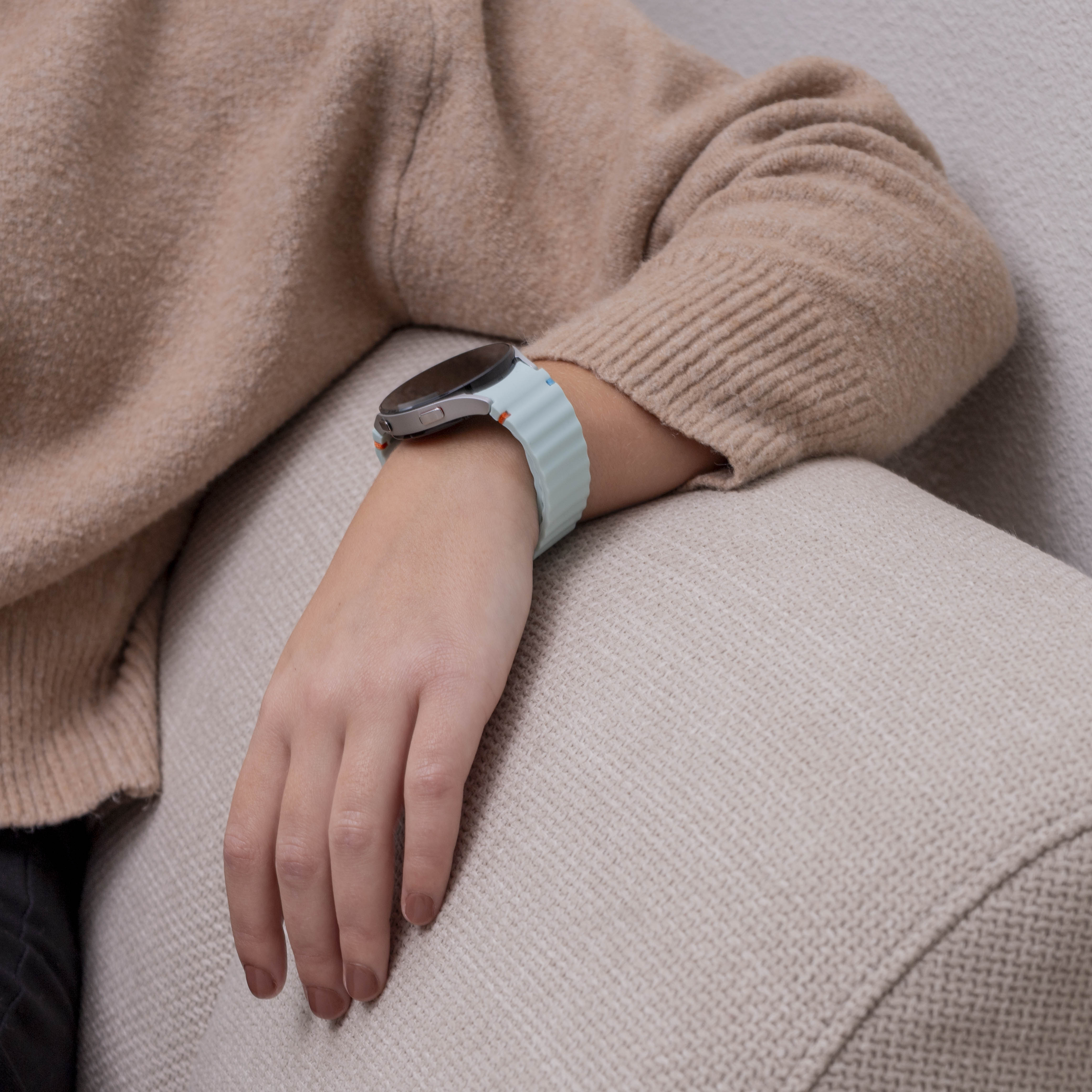 Samsung Galaxy Watch 7 - 44mm Wave Strap (Light Green)