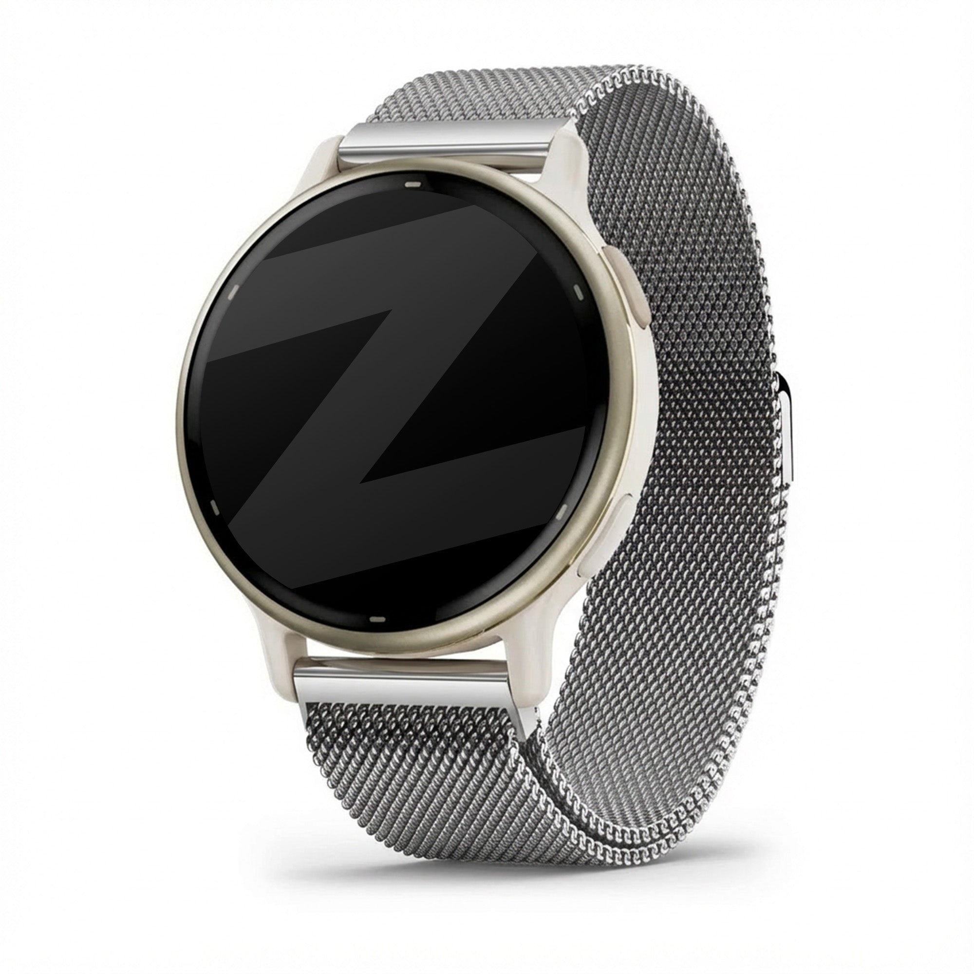 Bandz Correa milanesa Garmin Vivoactive 5 (plateada)