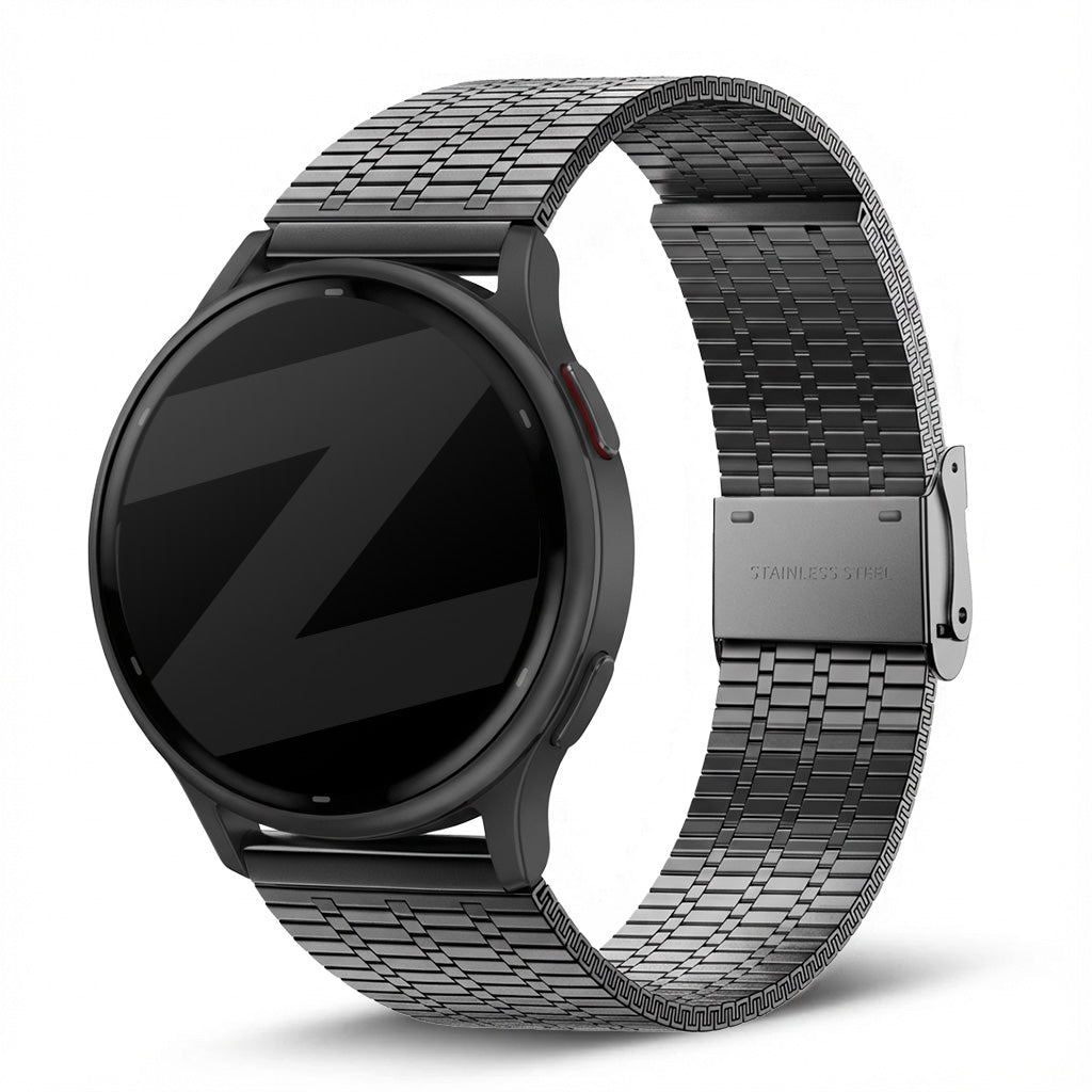 Bandz Correa acero ajustable Garmin Vivoactive 5 (negro)