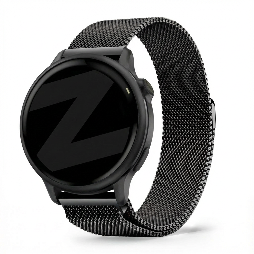 Bandz Correa milanesa Loop Garmin Vivoactive 6 (negro)
