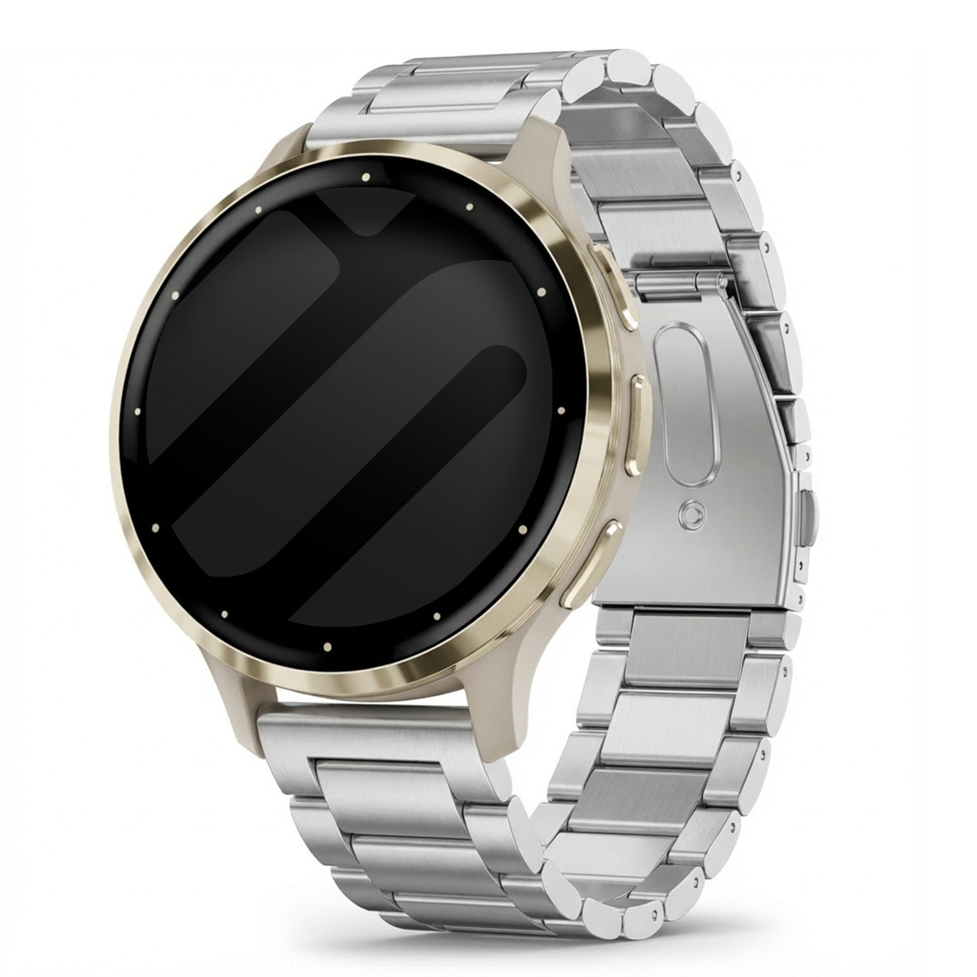 Correa acero Garmin Venu 3s (plateado)