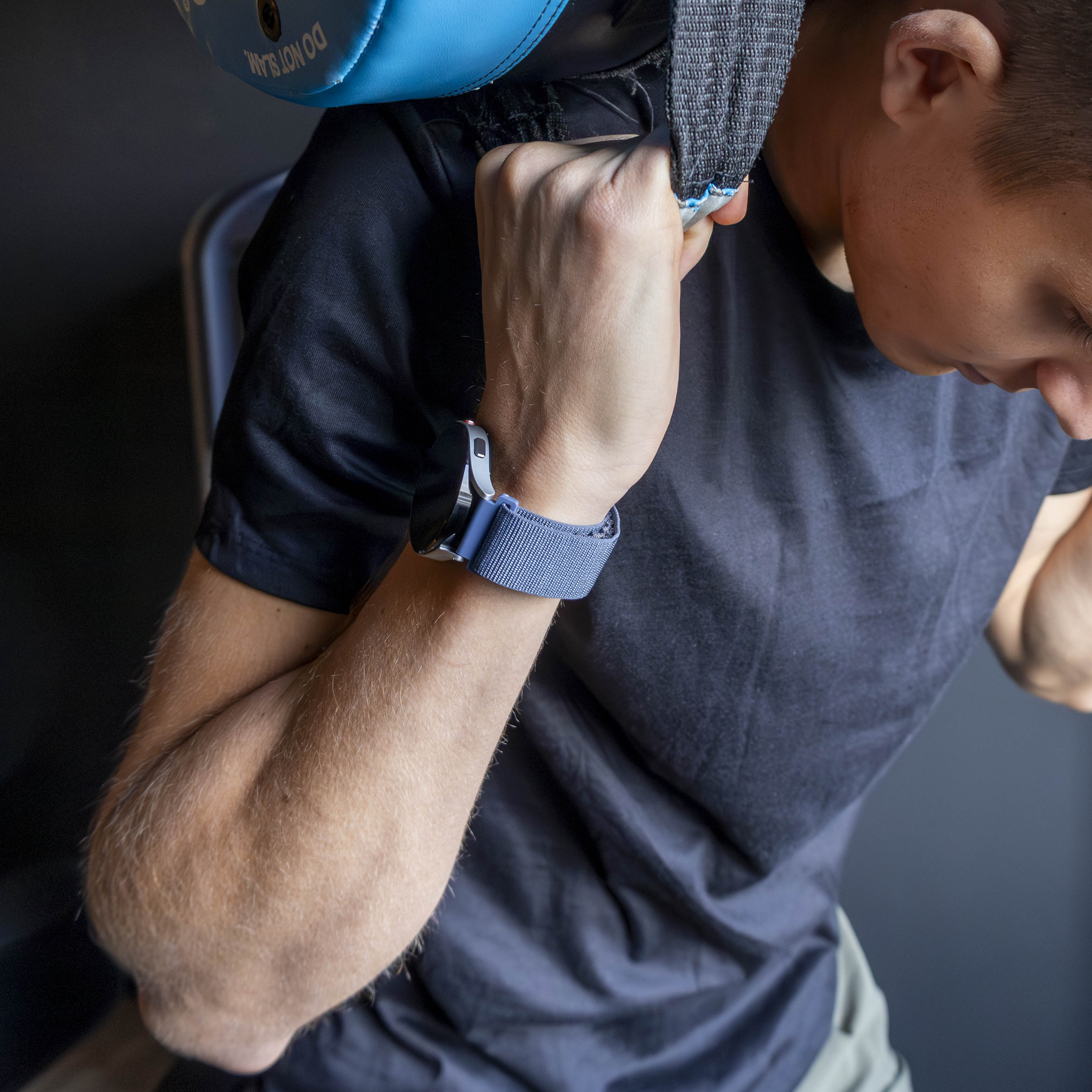 Bandz Amazfit GTS 3 Alpine Nylon Strap (Greyblue)