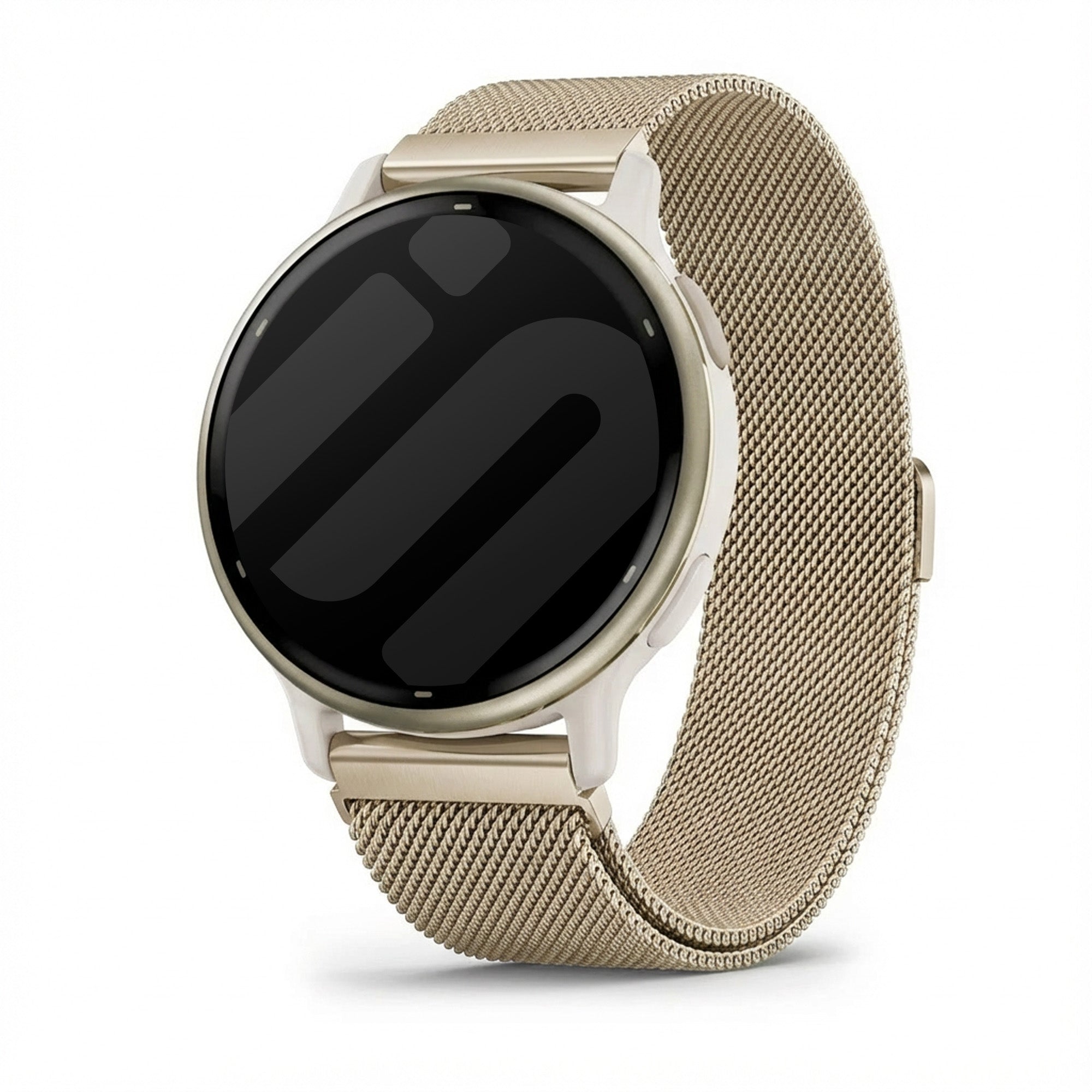Correa milanesa Garmin Vivoactive 5 (chapán dorado)