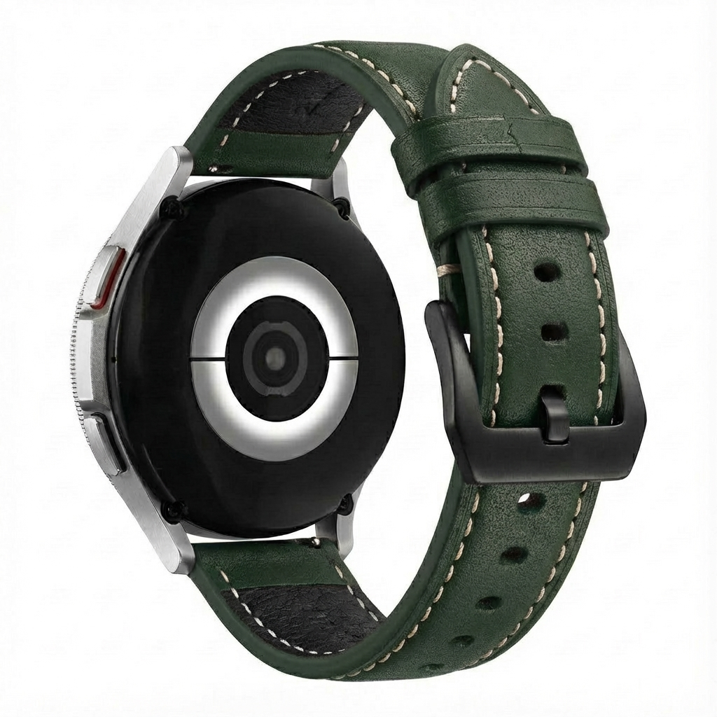 Correa cuero TicWatch Pro 5 Enduro (verde)