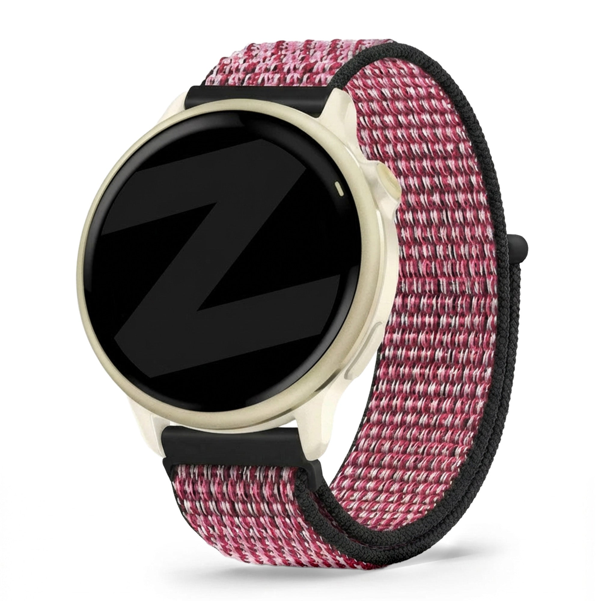Bandz Garmin Vivoactive 6 Nylon Loop Strap (Crimson Berry)