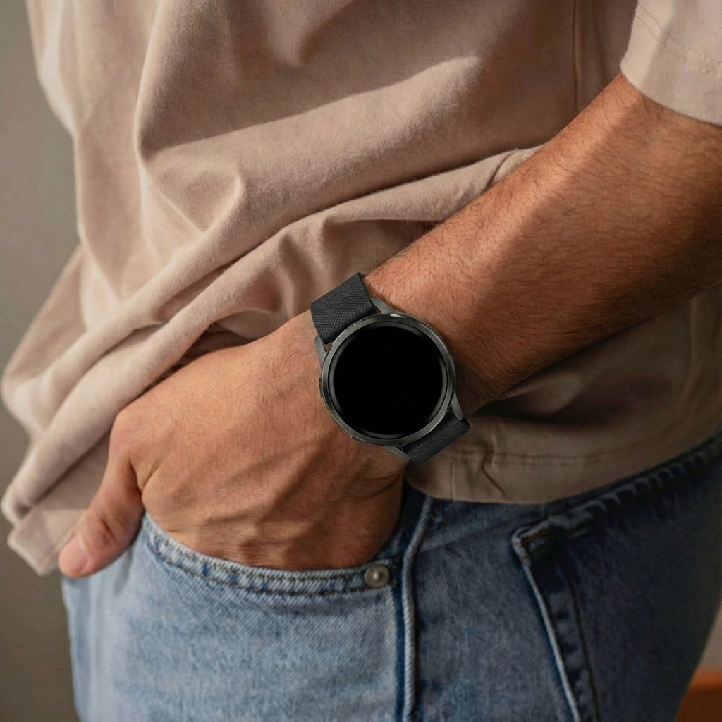 Bandz Garmin Approach J1 Silicone Strap 'Premium' (Black)