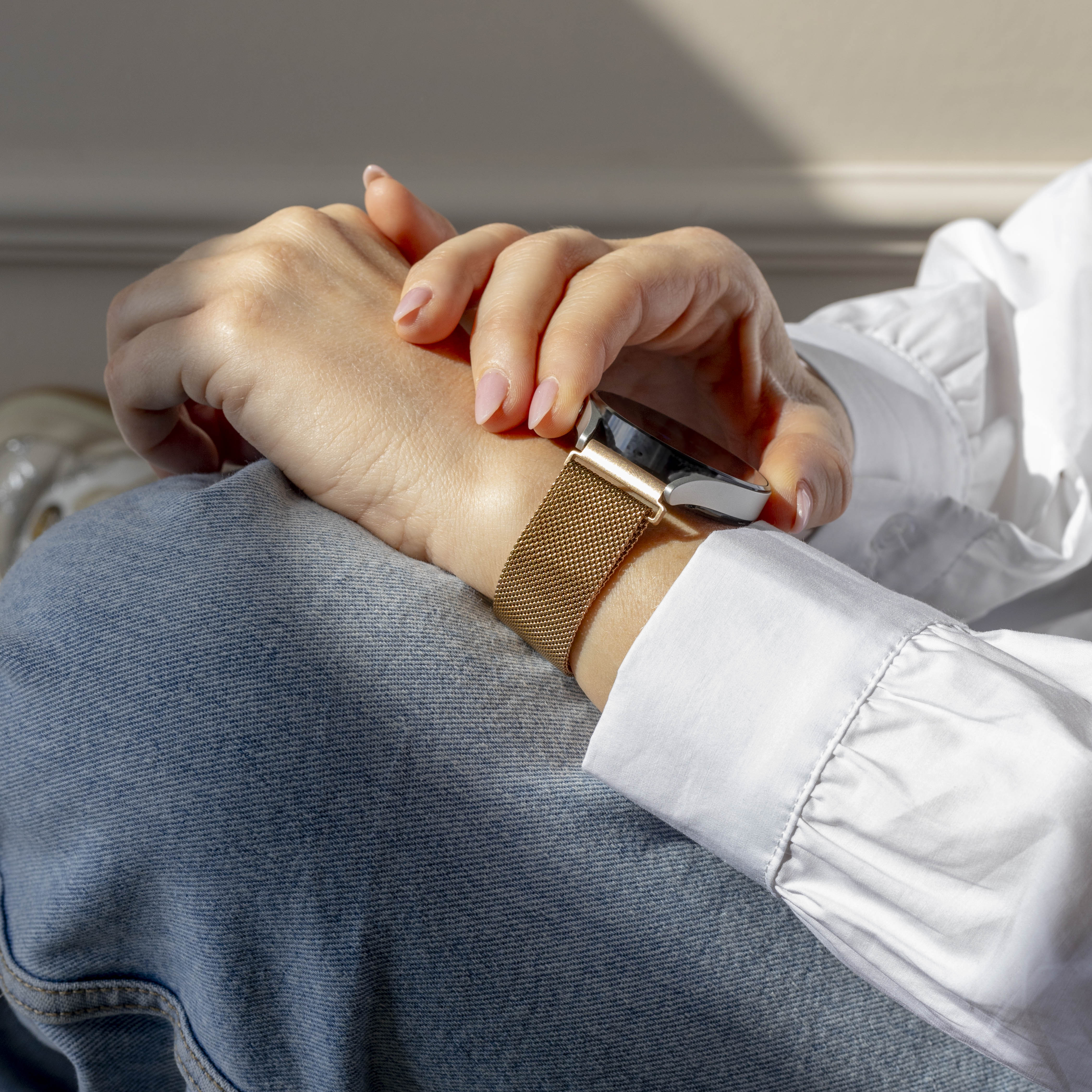 Correa milanesa Xiaomi Amazfit Bip (oro rosa)