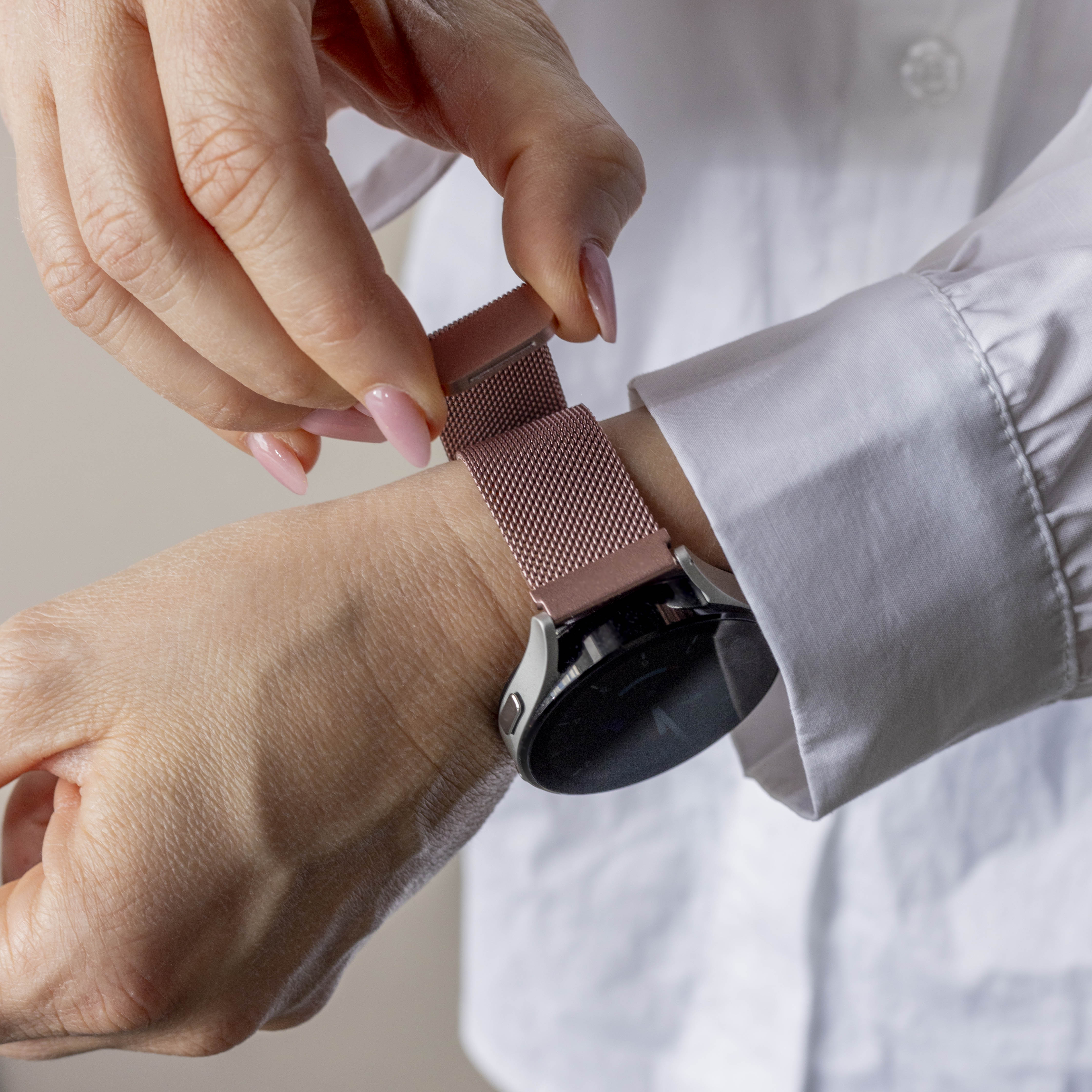 Correa milanese Samsung Gear Sport (rosa)