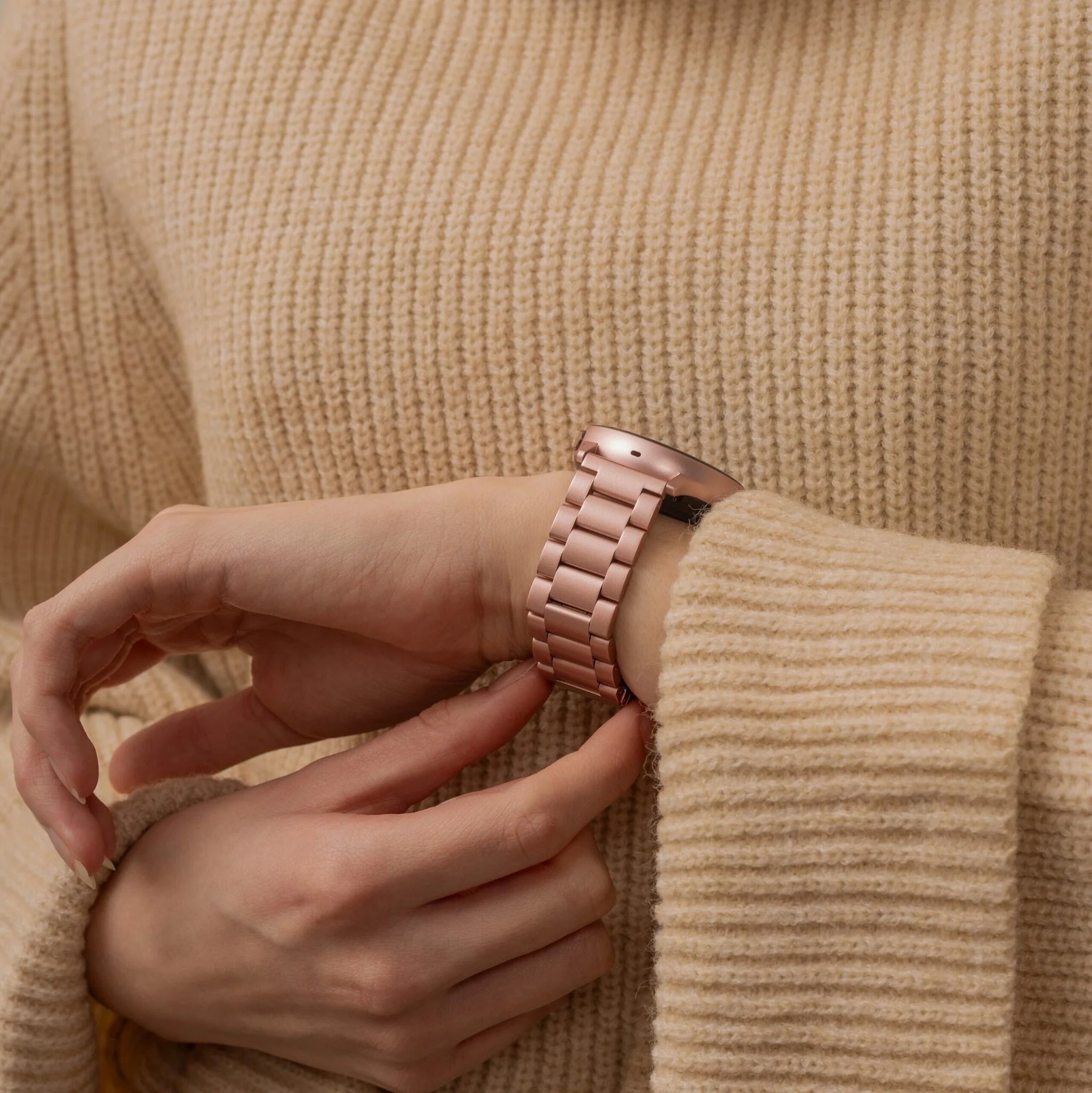 Samsung Galaxy Watch 3 45mm Steel Strap (Pink)