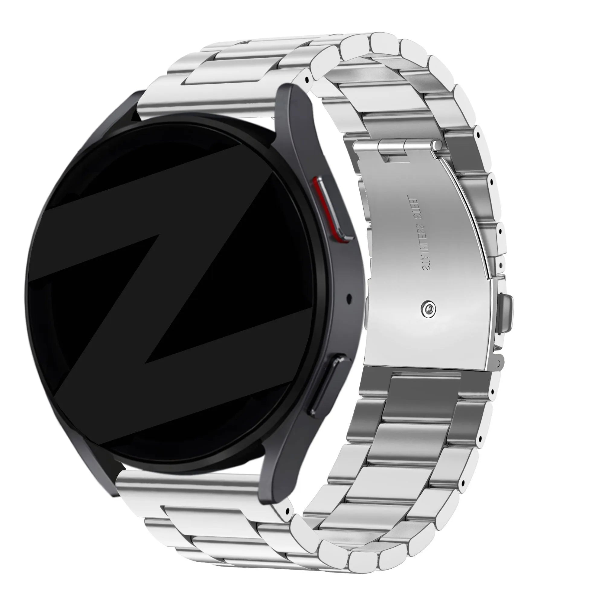 Bandz OnePlus Watch Lite Steel Strap 'Classic' (Silver)