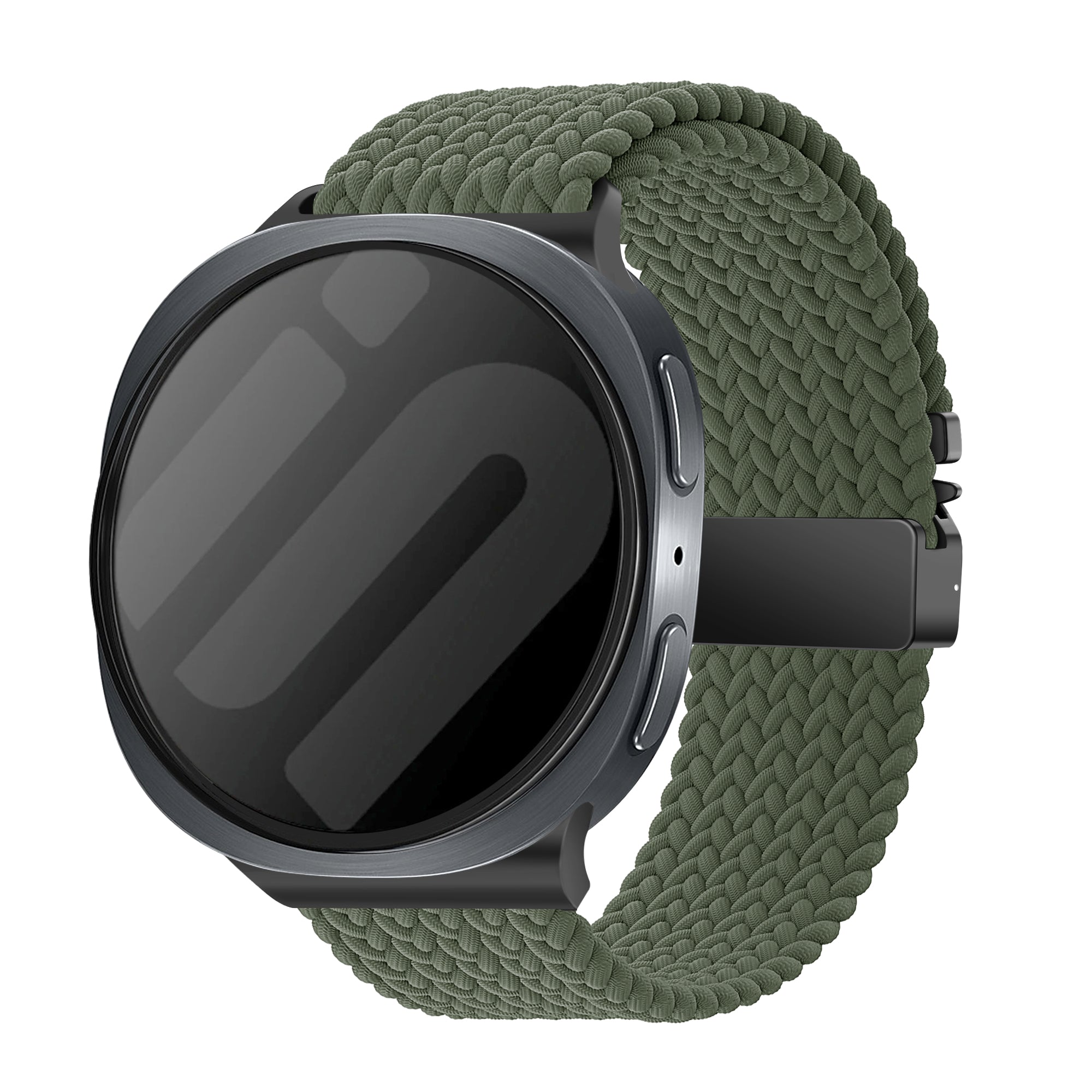 Correa tejida con hebilla Samsung Galaxy Watch 8 Classic (verde)