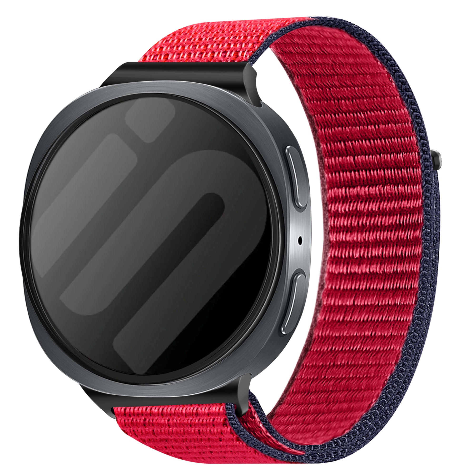 Correa nylon Samsung Galaxy Watch 8 - 44mm (rojo mix)