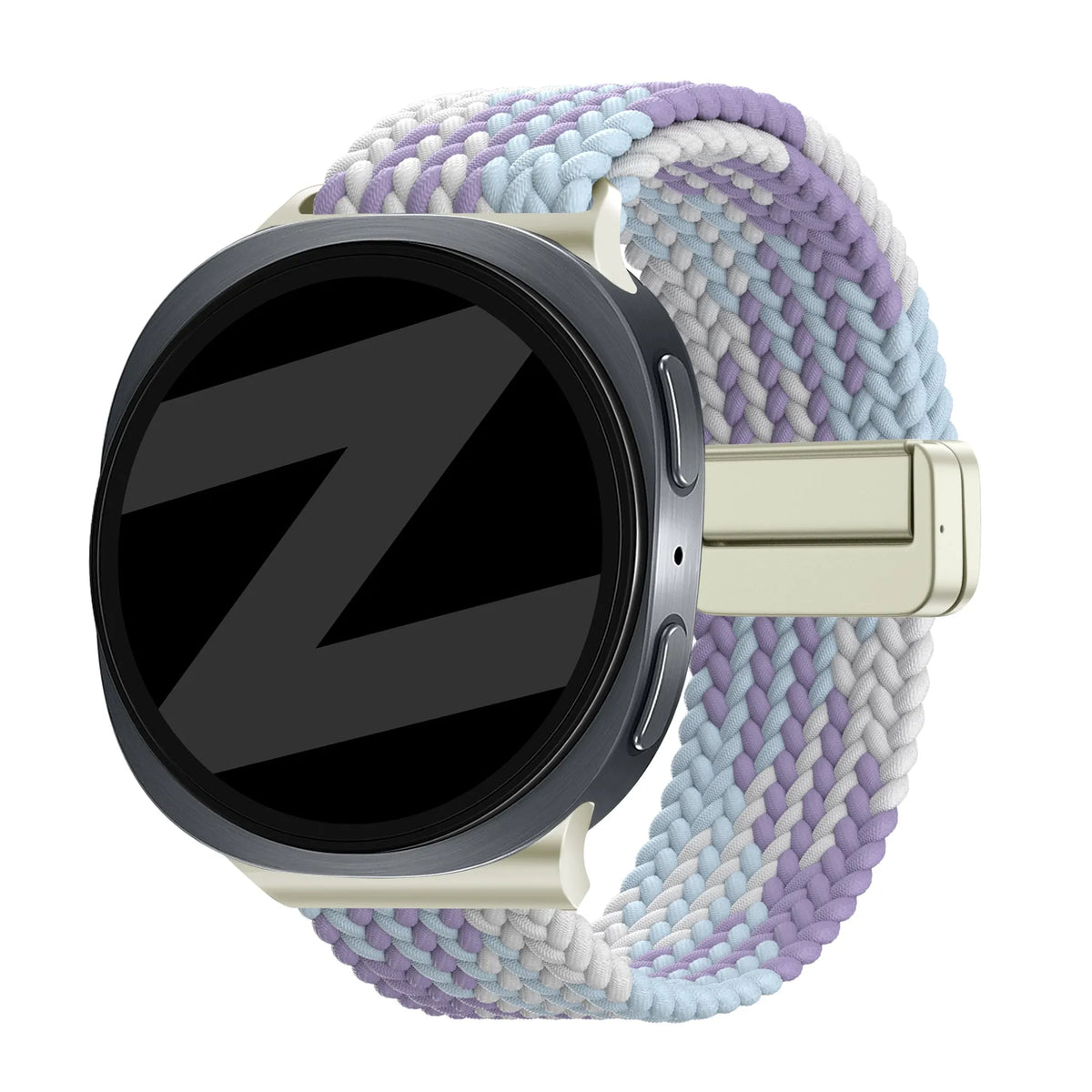 Bandz Correa trenzada magnética Samsung Galaxy Watch 9 - 44mm (mezcla de púrpura)