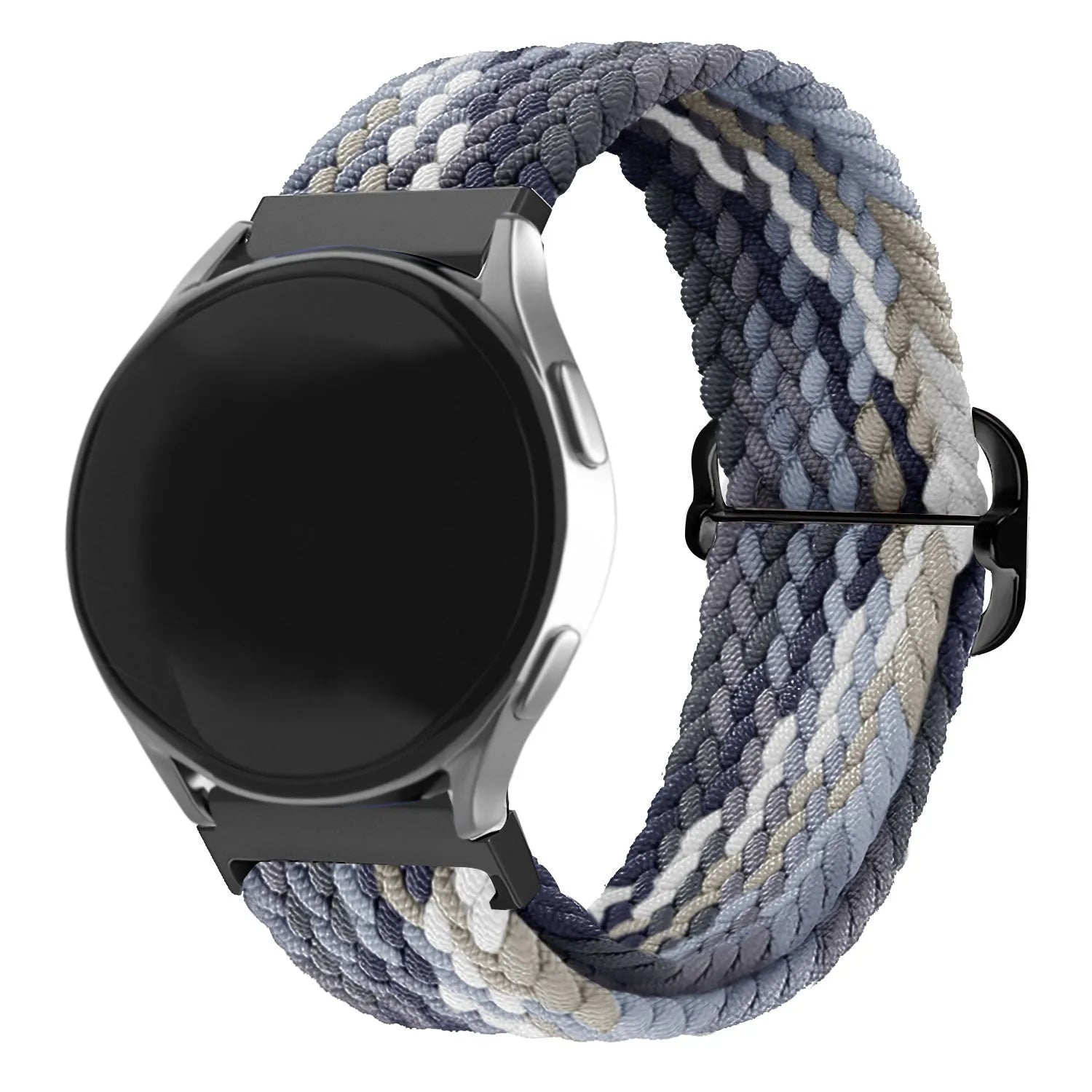 Correa trenzada ajustable Amazfit GTR Mini (negro/blanco)