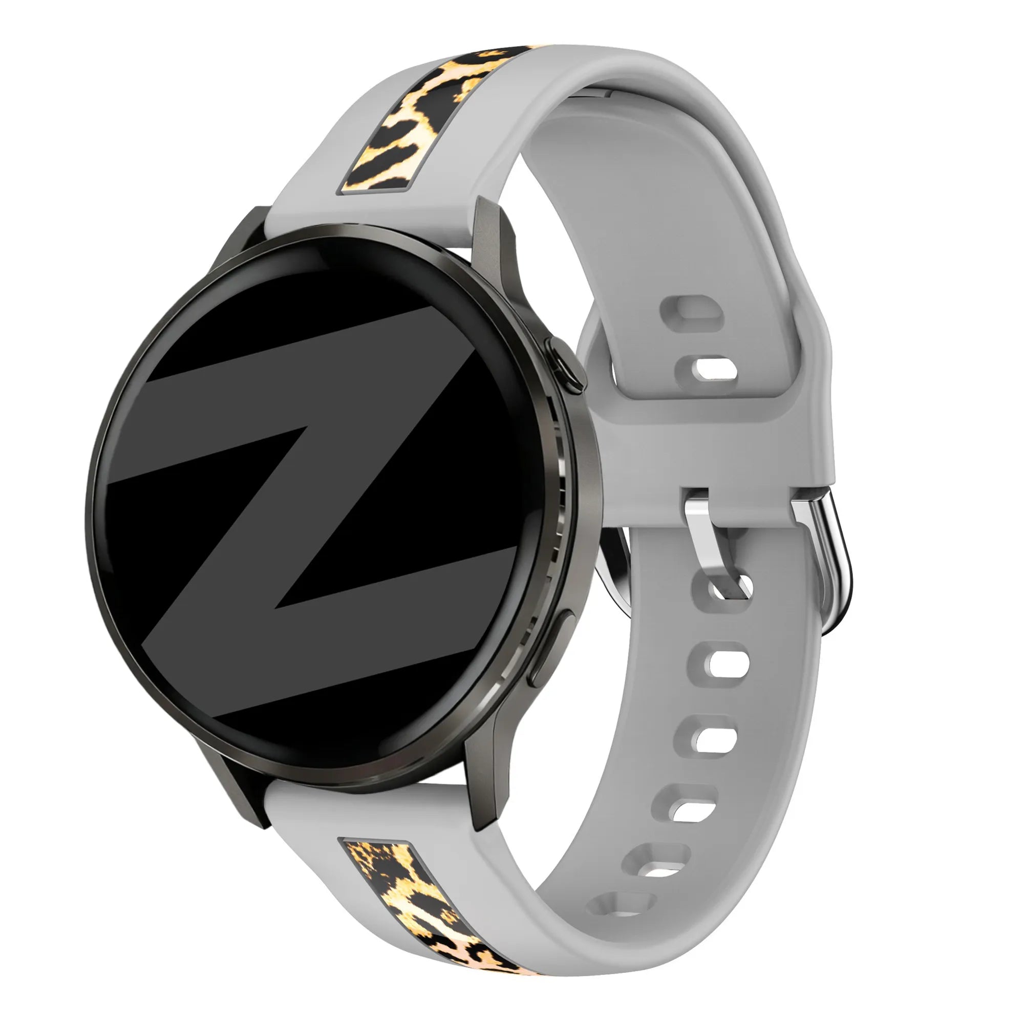 Bandz Correa leopardo 'Doble' Xiaomi Amazfit GTS (gris claro)