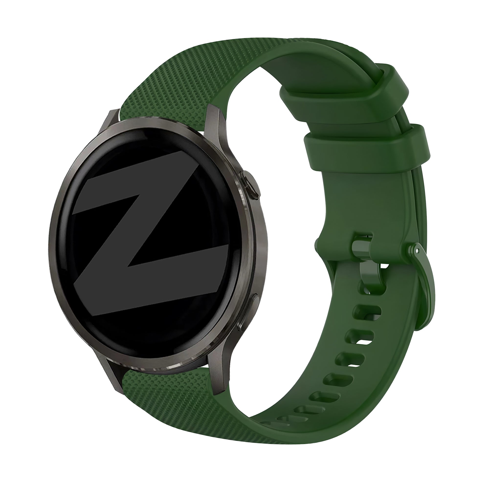 Bandz Correa silicona 'Premium' Garmin Vivomove Style (verde militar)
