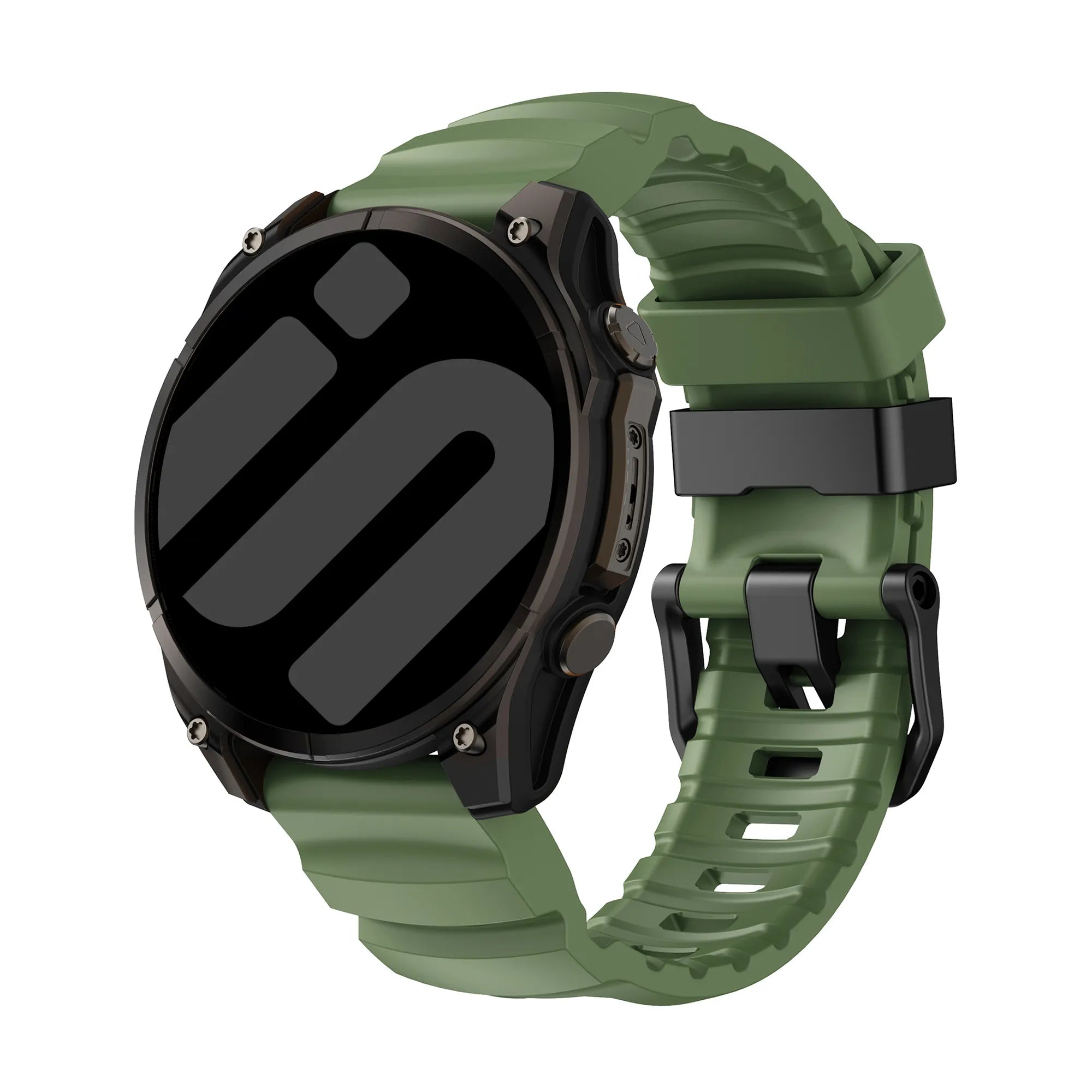 Correa silicona senderismo Garmin Approach S70 - 47mm (verde oscuro)