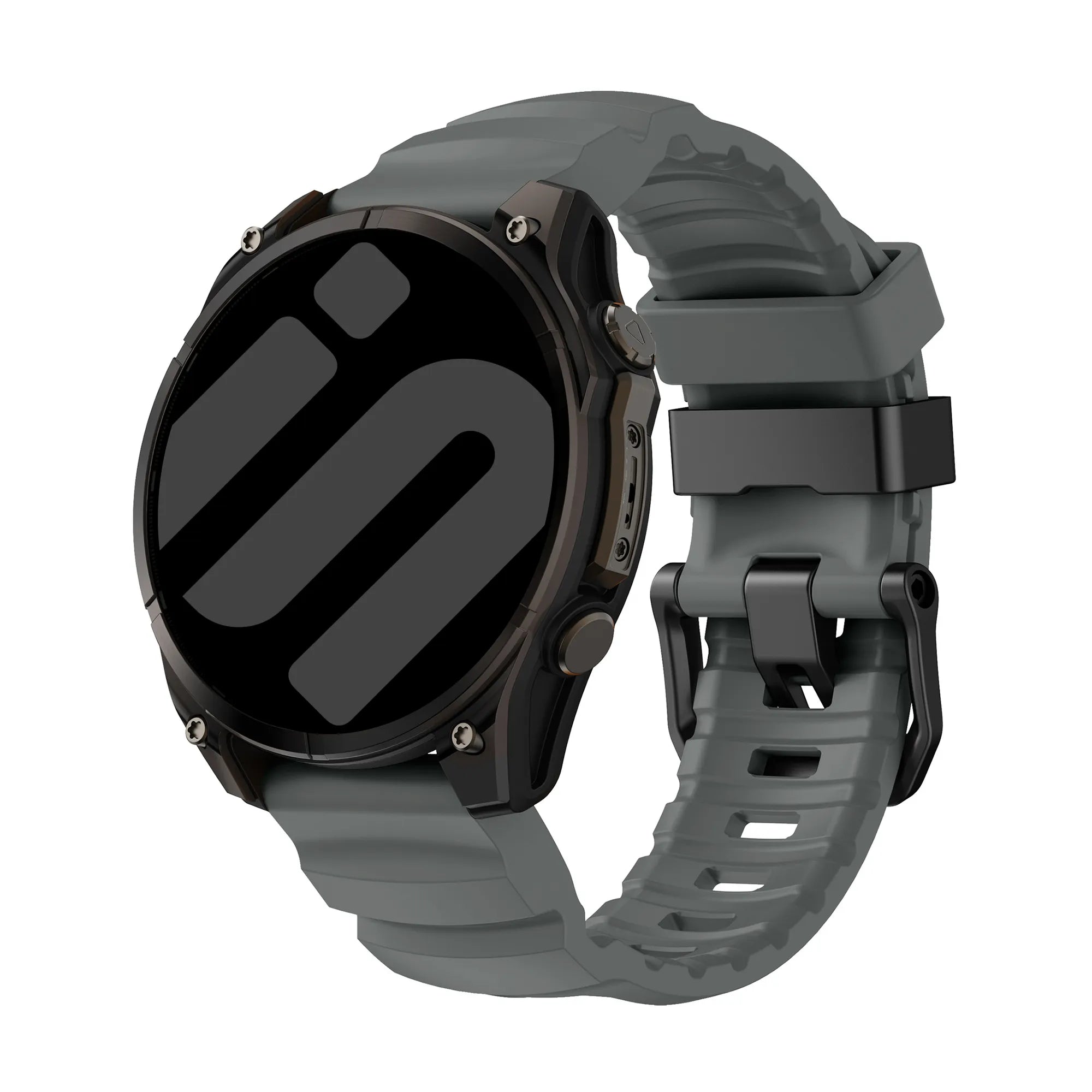 Correa silicona senderismo Garmin Quatix 3 / 6x / 7x Solar (gris oscuro)