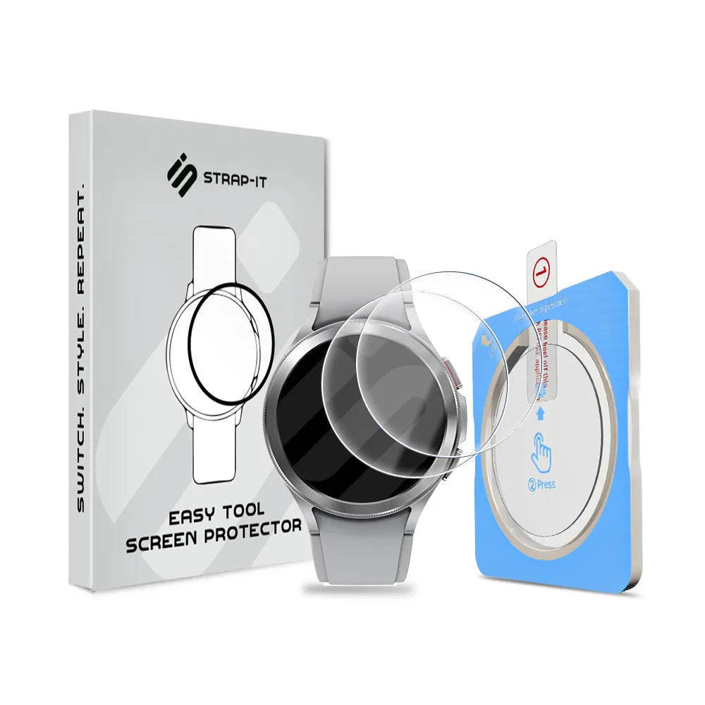 Screenprotector with One-Click Tool - Samsung Galaxy Watch 4 Classic 46mm
