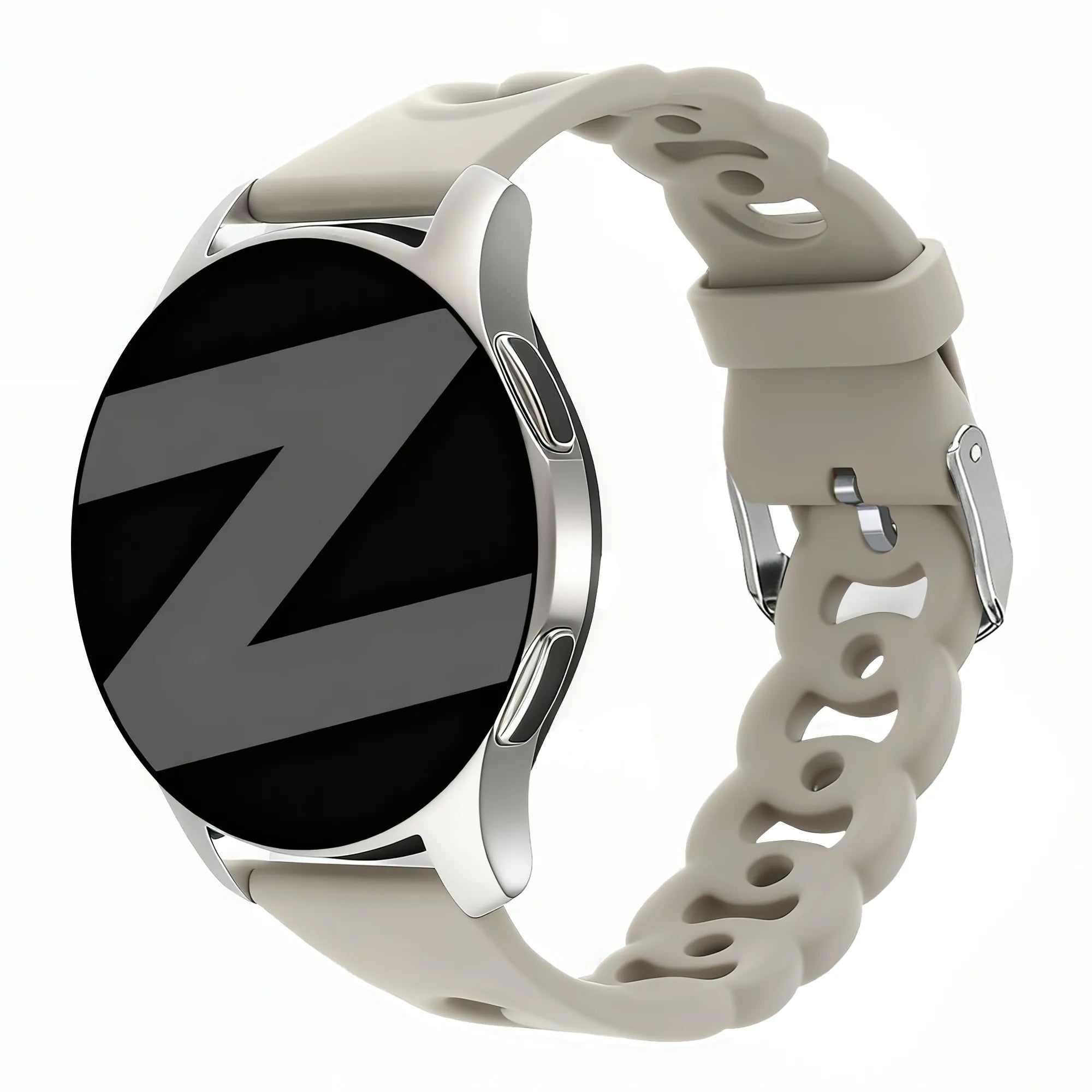 Bandz Correa silicona 'Cadenas' Polar Ignite 3 (gris claro)