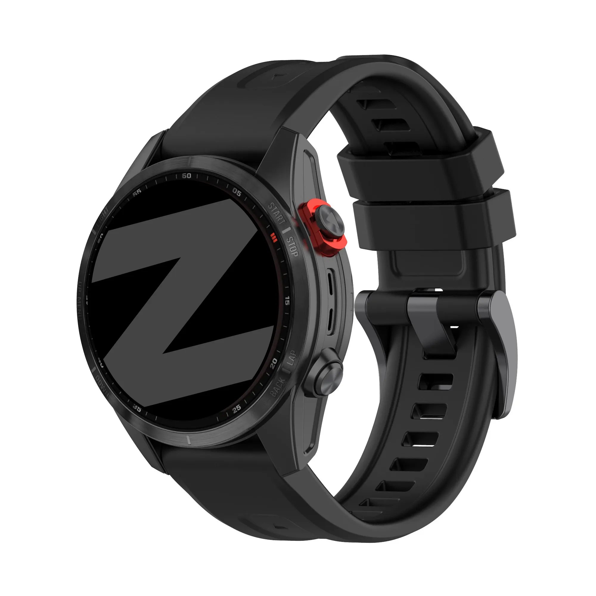 Bandz Correa silicona 'Classic' Garmin Quatix 3 / 6x / 7x Solar (negro)
